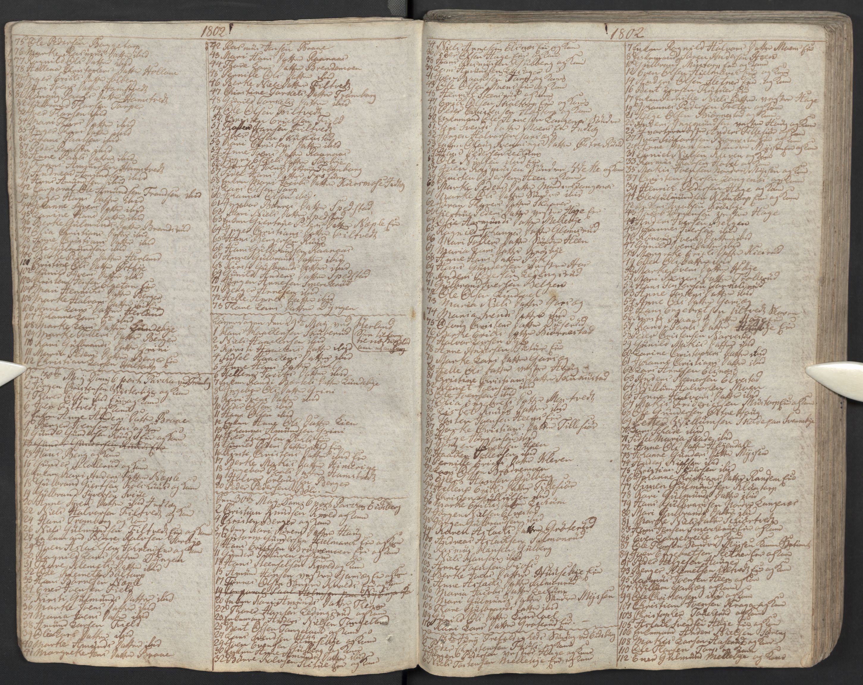 Eidsberg prestekontor Kirkebøker, AV/SAO-A-10905/M/Ma/L0001: Kommunikantprotokoll nr. I 1, 1800-1821