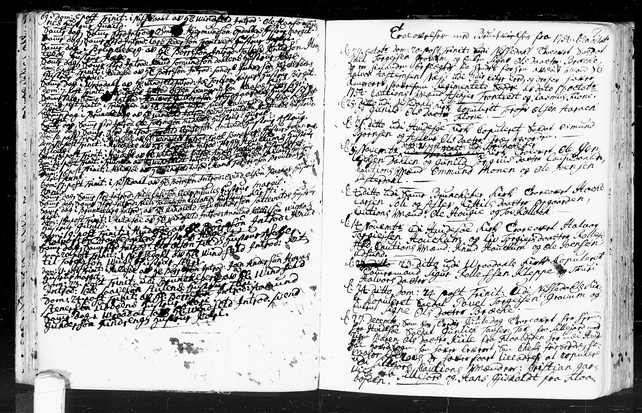 Kviteseid kirkebøker, AV/SAKO-A-276/F/Fa/L0001: Ministerialbok nr. I 1, 1754-1773, s. 69-70
