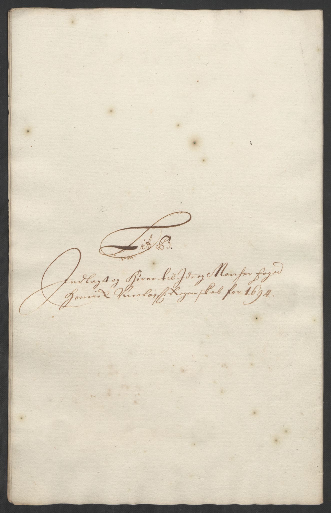 Rentekammeret inntil 1814, Reviderte regnskaper, Fogderegnskap, RA/EA-4092/R01/L0012: Fogderegnskap Idd og Marker, 1694-1695, s. 48