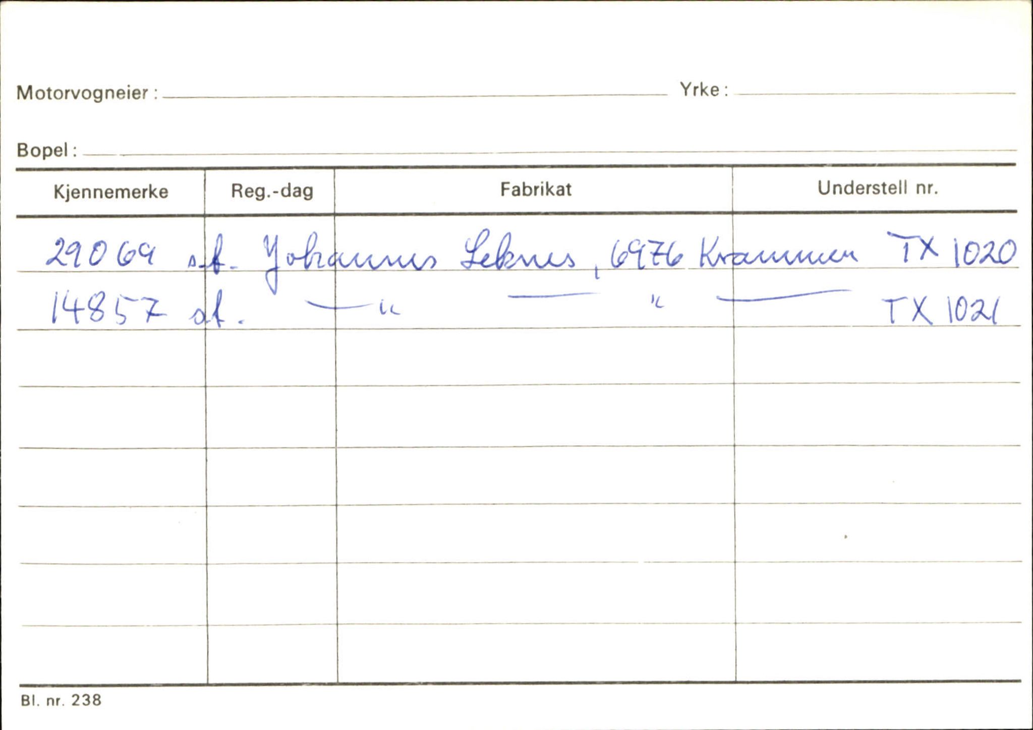 Statens vegvesen, Sogn og Fjordane vegkontor, AV/SAB-A-5301/4/F/L0132: Eigarregister Askvoll A-Å. Balestrand A-Å, 1945-1975, s. 777