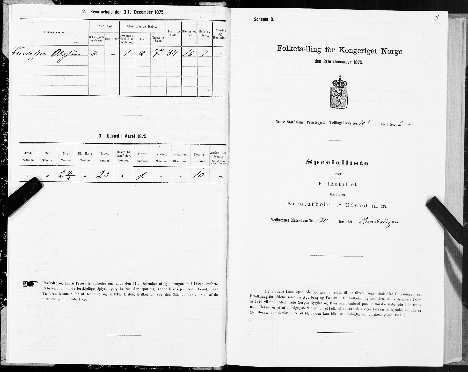 SAT, Folketelling 1875 for 1714P Nedre Stjørdal prestegjeld, 1875, s. 5003