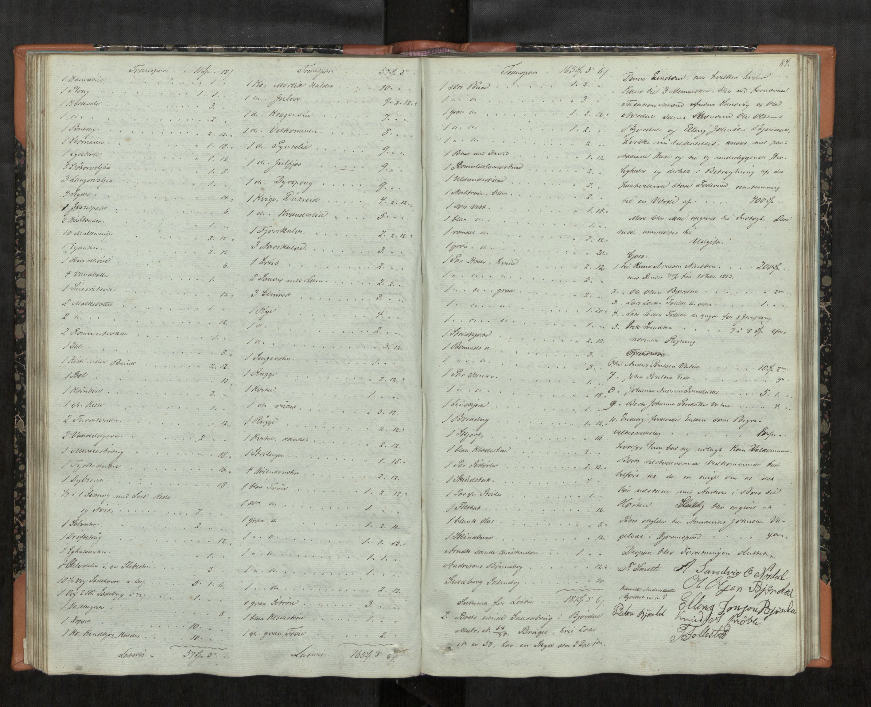 Søre Sunnmøre sorenskriveri, AV/SAT-A-4122/1/3/3C/L0001: Skifteregistreringsprotokollar, 1847-1885, s. 84