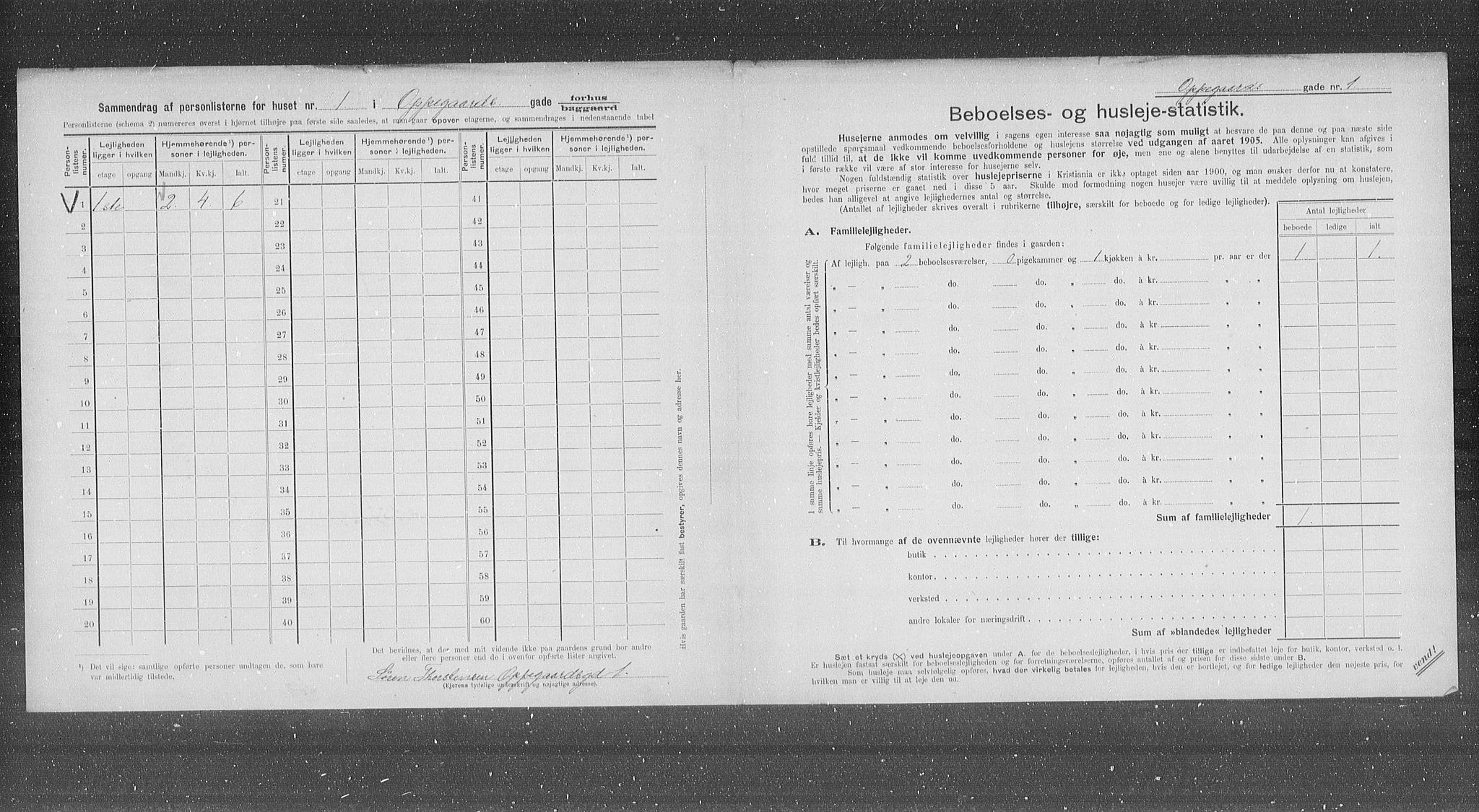 OBA, Kommunal folketelling 31.12.1905 for Kristiania kjøpstad, 1905, s. 39895