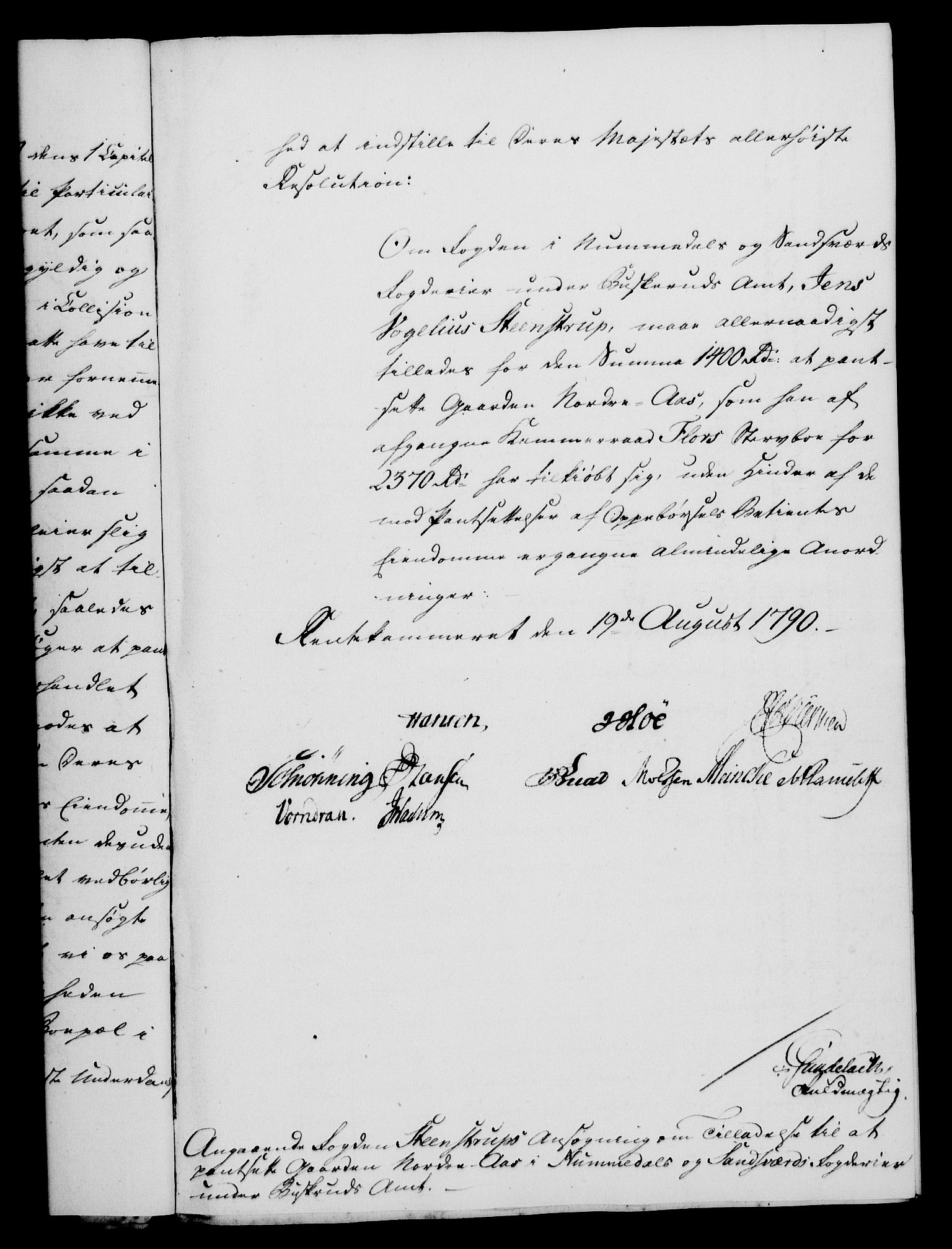 Rentekammeret, Kammerkanselliet, RA/EA-3111/G/Gf/Gfa/L0072: Norsk relasjons- og resolusjonsprotokoll (merket RK 52.72), 1790, s. 613