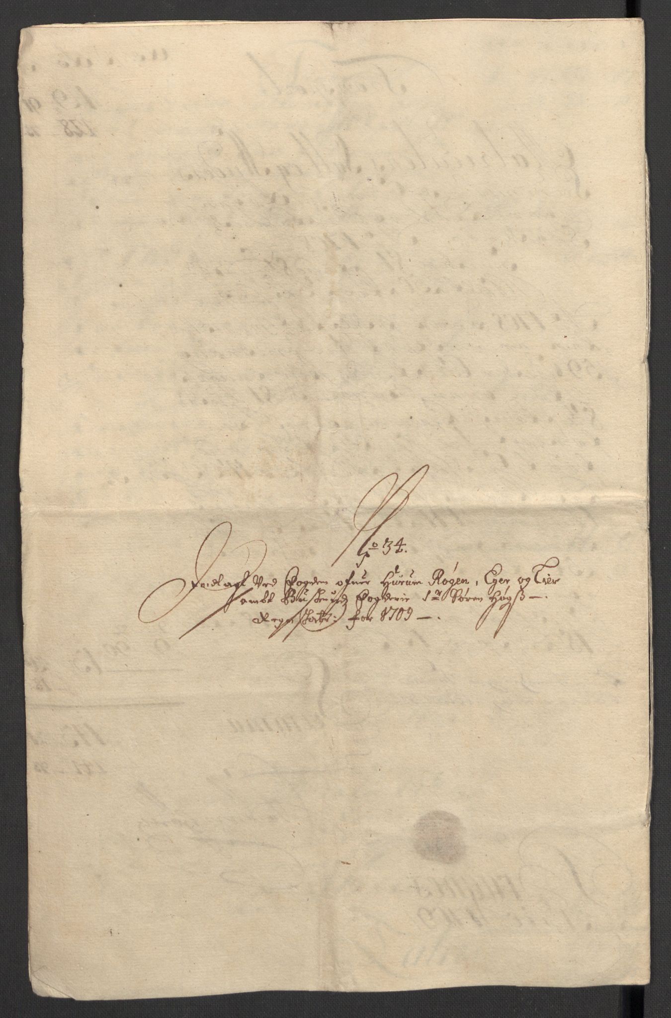 Rentekammeret inntil 1814, Reviderte regnskaper, Fogderegnskap, RA/EA-4092/R31/L1703: Fogderegnskap Hurum, Røyken, Eiker, Lier og Buskerud, 1709, s. 351