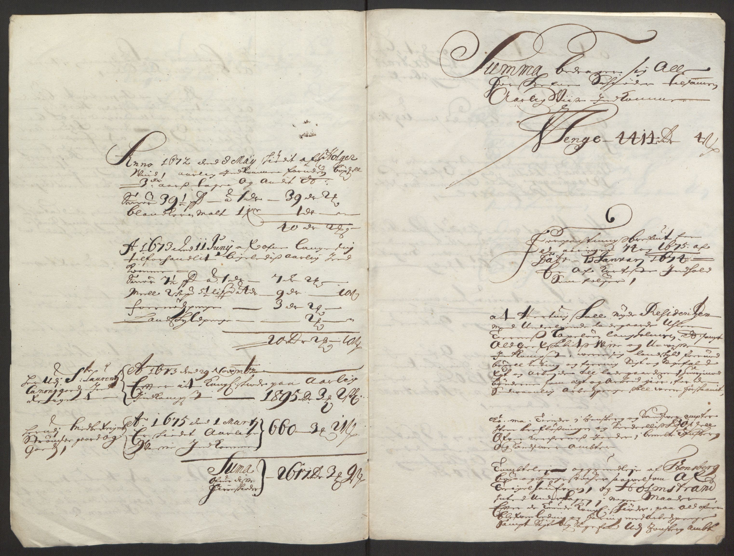 Rentekammeret inntil 1814, Reviderte regnskaper, Fogderegnskap, RA/EA-4092/R32/L1844: Fogderegnskap Jarlsberg grevskap, 1674-1675, s. 384