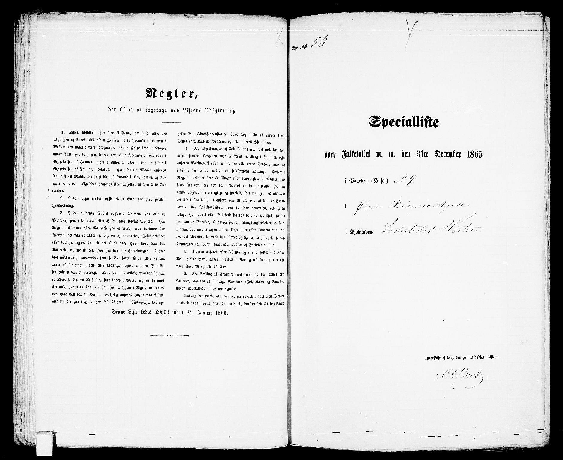 RA, Folketelling 1865 for 0703 Horten ladested, 1865, s. 136