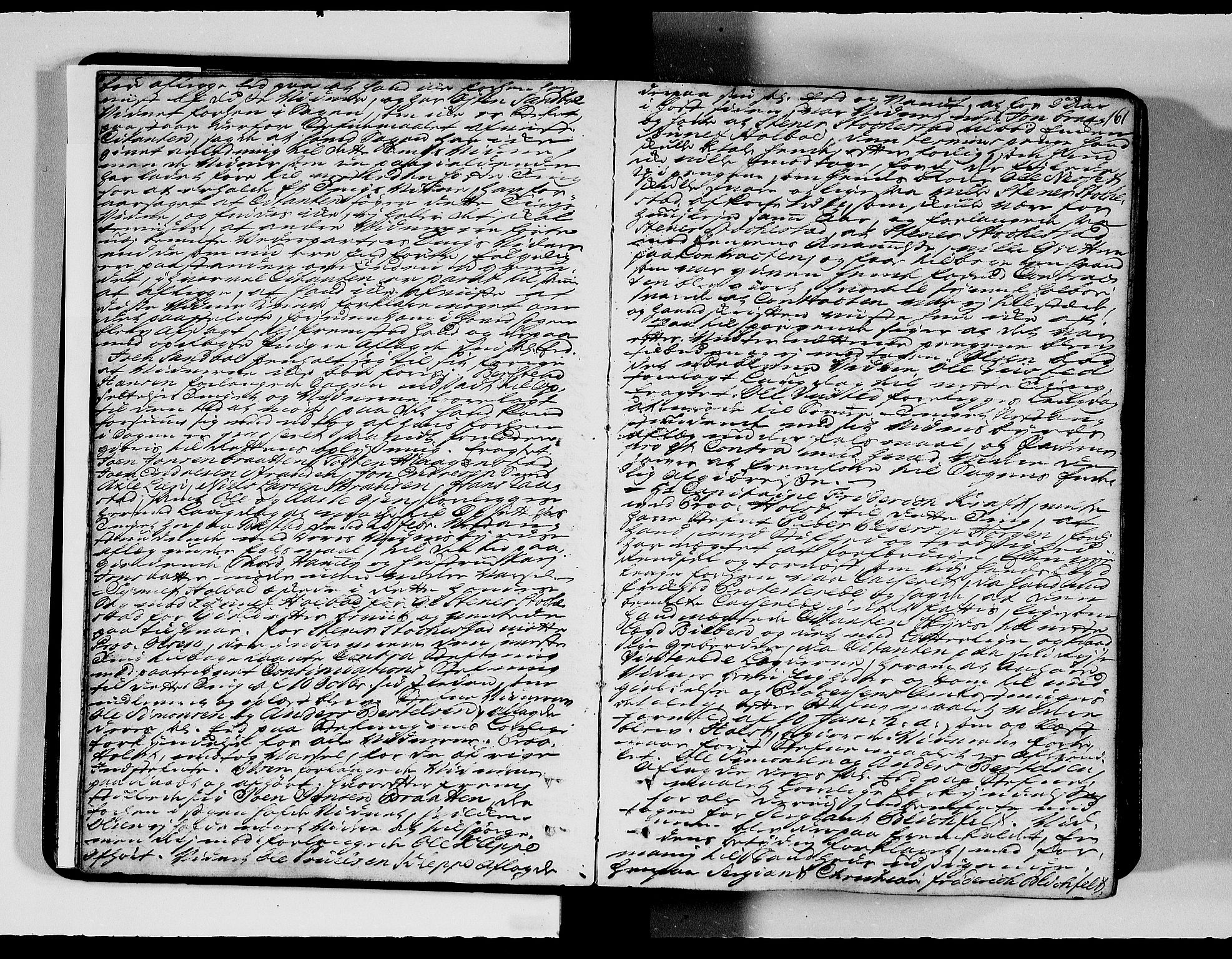 Nord-Gudbrandsdal tingrett, AV/SAH-TING-002/G/Gb/L0008b: Tingbok, 1760-1764, s. 160b-161a