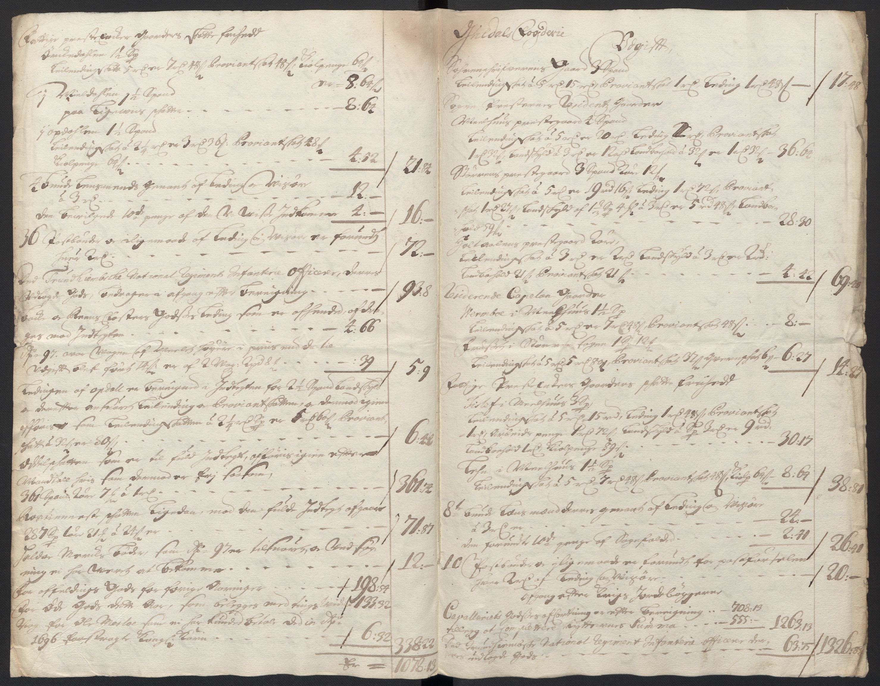 Rentekammeret inntil 1814, Reviderte regnskaper, Fogderegnskap, RA/EA-4092/R60/L3948: Fogderegnskap Orkdal og Gauldal, 1698, s. 51