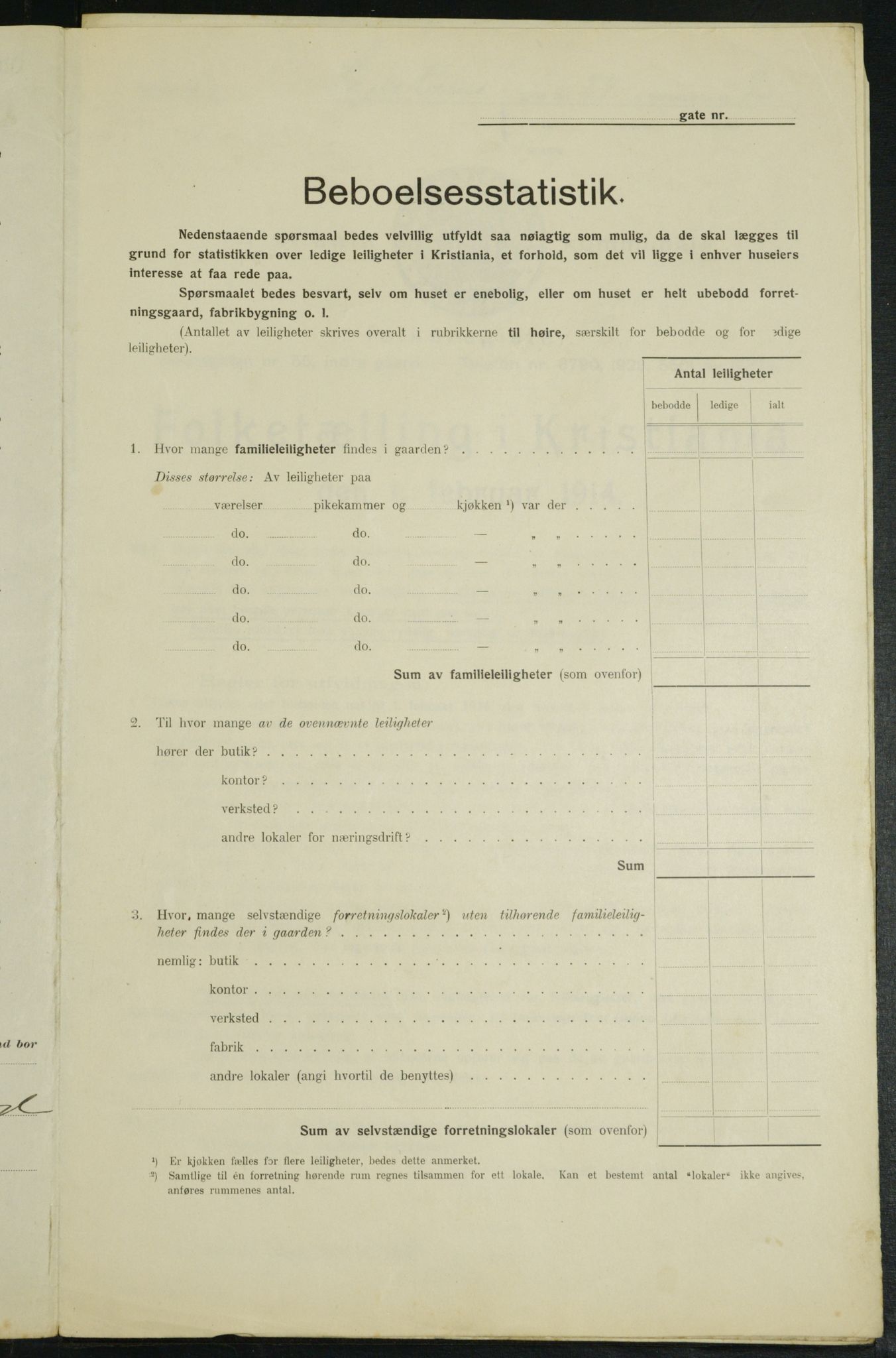 OBA, Kommunal folketelling 1.2.1914 for Kristiania, 1914, s. 23316