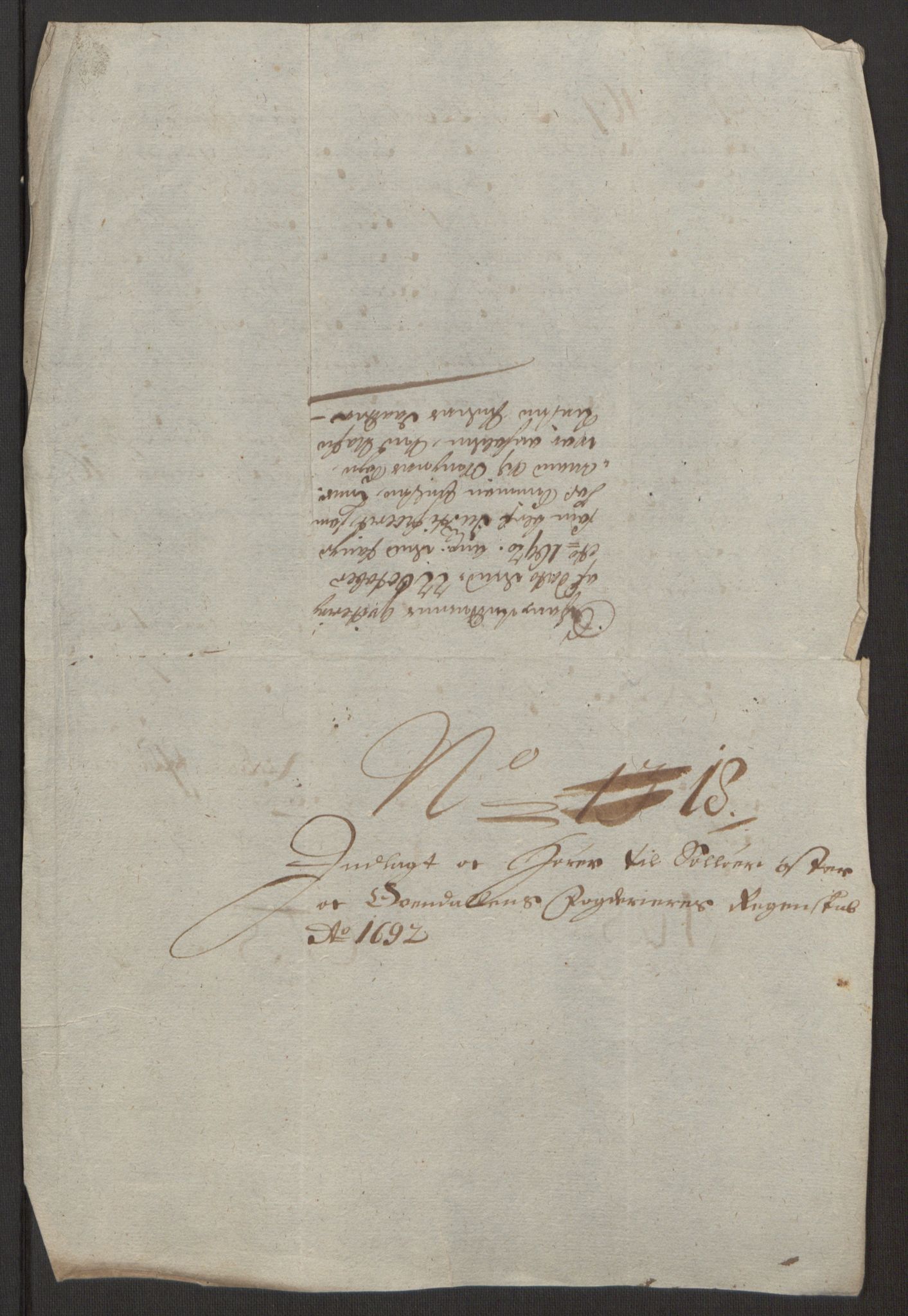 Rentekammeret inntil 1814, Reviderte regnskaper, Fogderegnskap, AV/RA-EA-4092/R13/L0830: Fogderegnskap Solør, Odal og Østerdal, 1692, s. 332