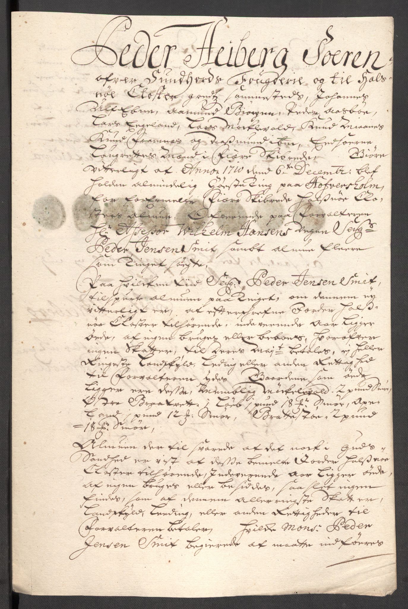 Rentekammeret inntil 1814, Reviderte regnskaper, Fogderegnskap, AV/RA-EA-4092/R48/L2986: Fogderegnskap Sunnhordland og Hardanger, 1709-1710, s. 567