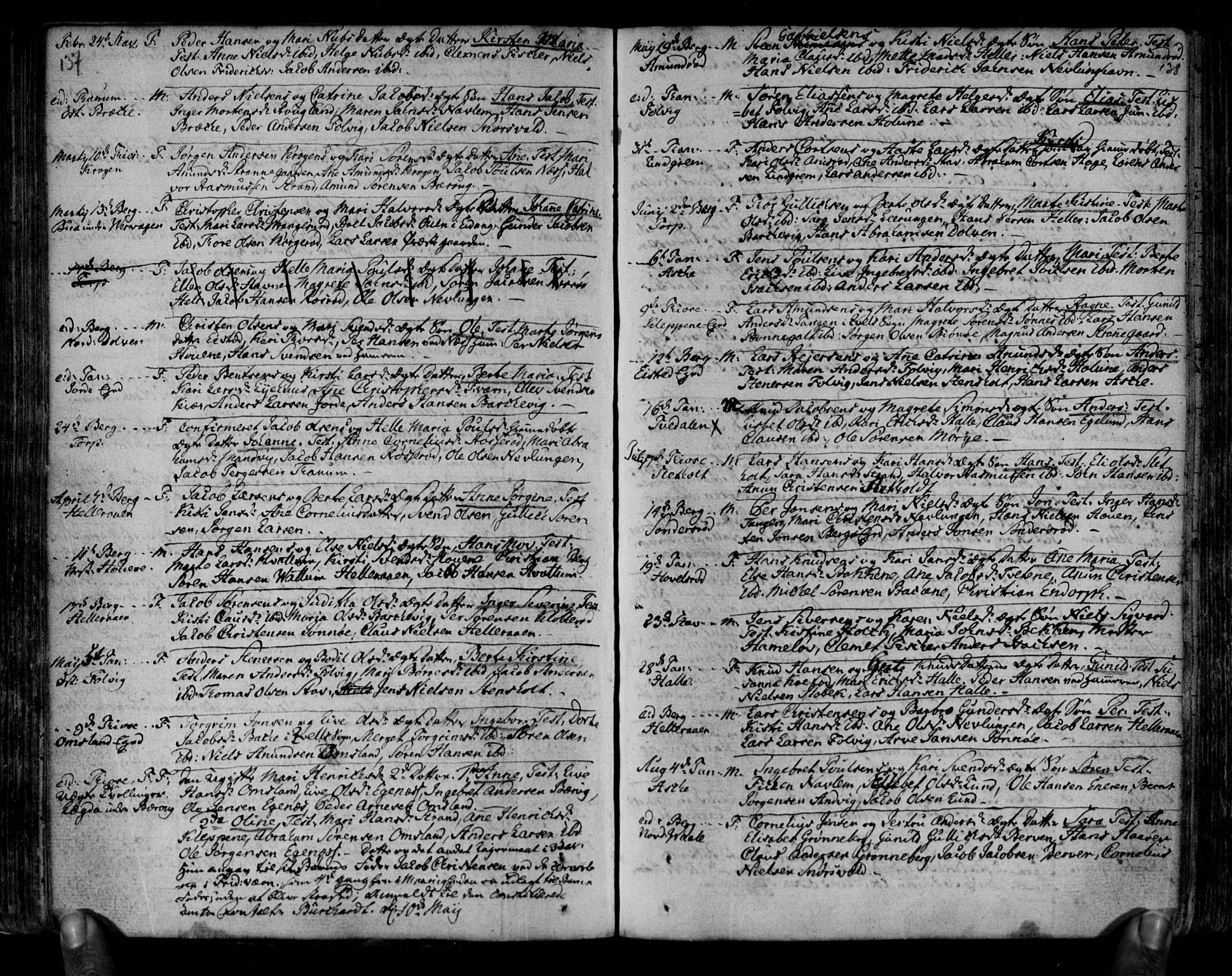 Brunlanes kirkebøker, SAKO/A-342/F/Fa/L0001: Ministerialbok nr. I 1, 1766-1801, s. 137-138