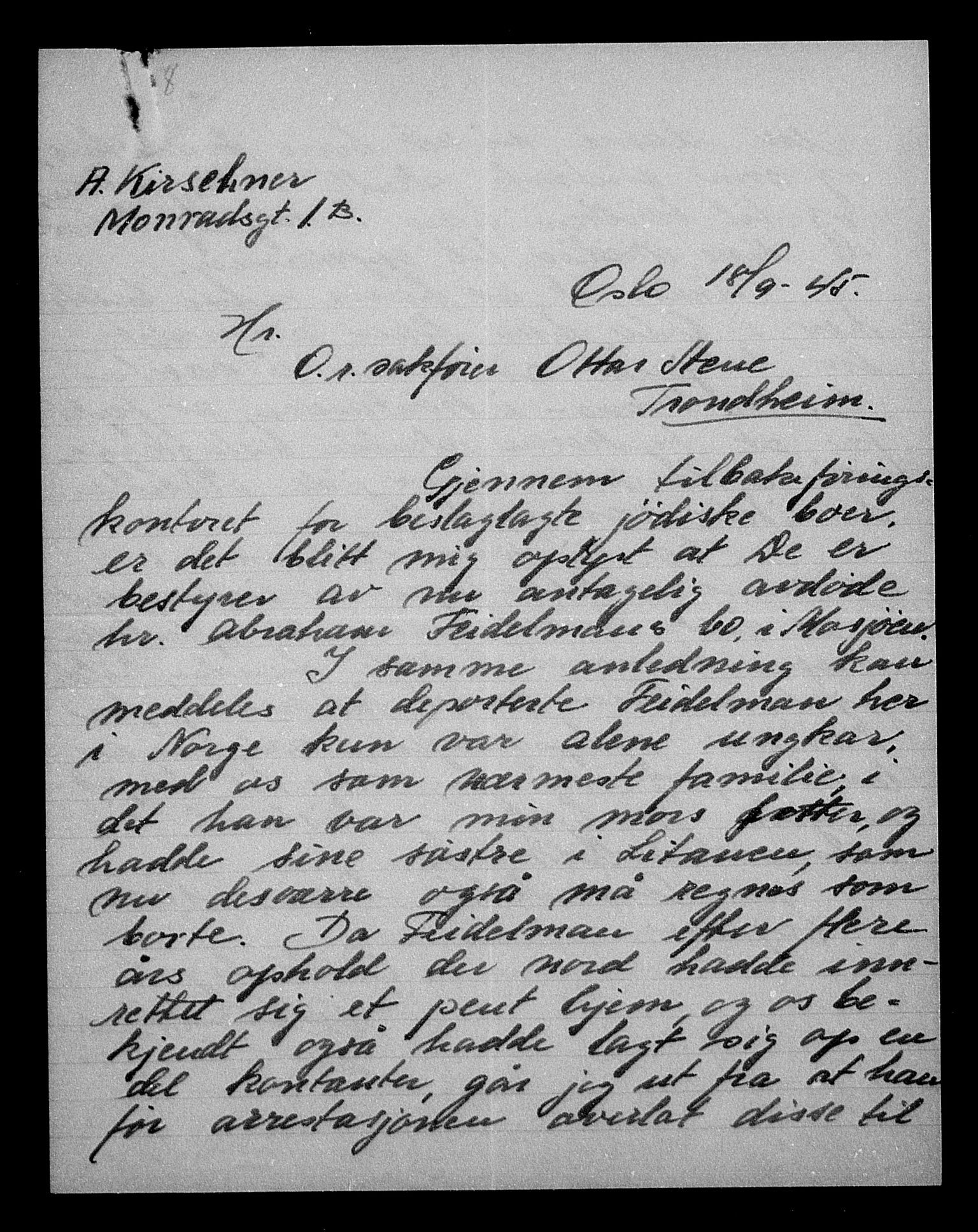 Justisdepartementet, Tilbakeføringskontoret for inndratte formuer, AV/RA-S-1564/H/Hc/Hcb/L0912: --, 1945-1947, s. 18