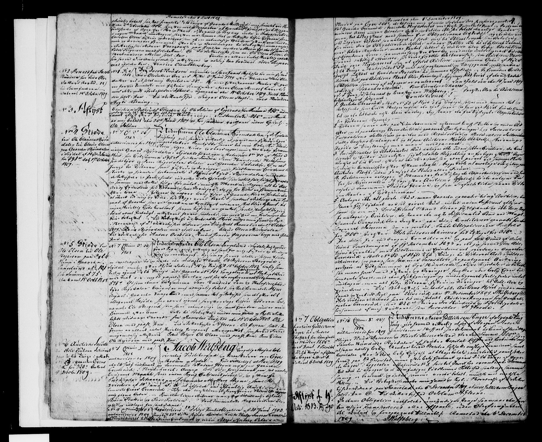 Eiker, Modum og Sigdal sorenskriveri, SAKO/A-123/G/Ga/Gaa/L0007a: Pantebok nr. I 7a, 1809-1816, s. 4