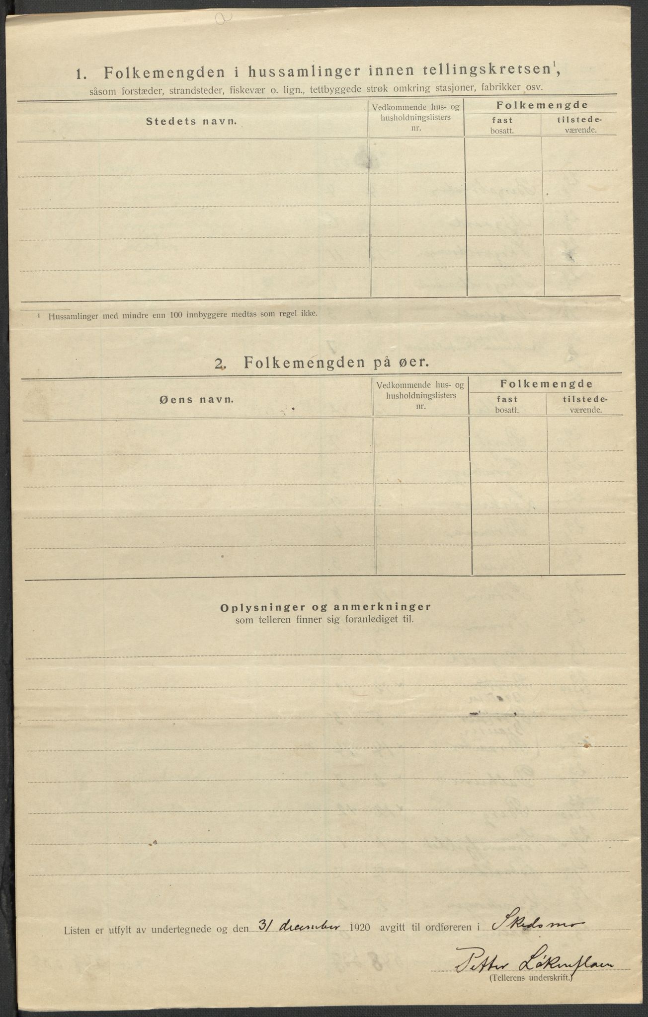 SAO, Folketelling 1920 for 0231 Skedsmo herred, 1920, s. 13