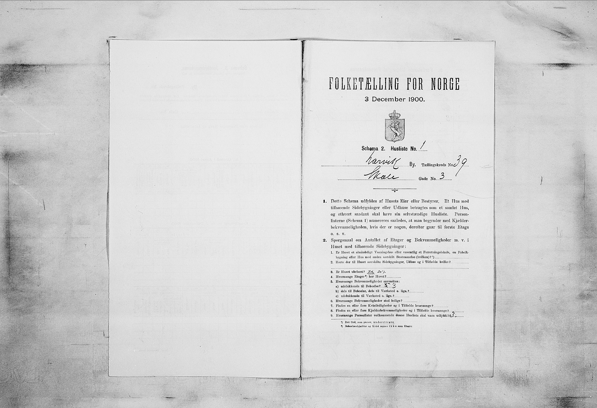 RA, Folketelling 1900 for 0707 Larvik kjøpstad, 1900, s. 5192