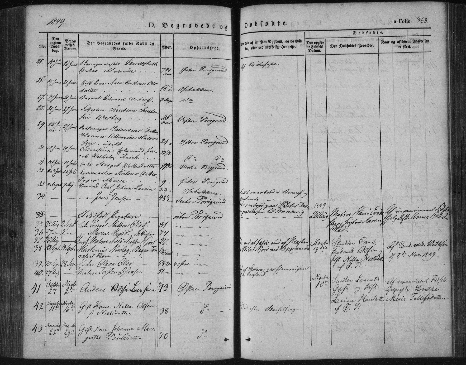 Porsgrunn kirkebøker , AV/SAKO-A-104/F/Fa/L0006: Ministerialbok nr. 6, 1841-1857, s. 368