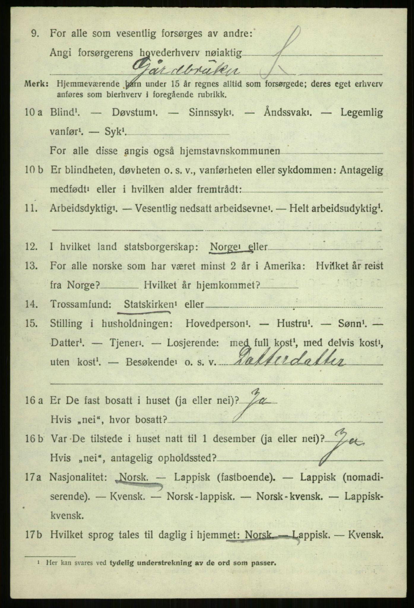 SATØ, Folketelling 1920 for 1934 Tromsøysund herred, 1920, s. 2799
