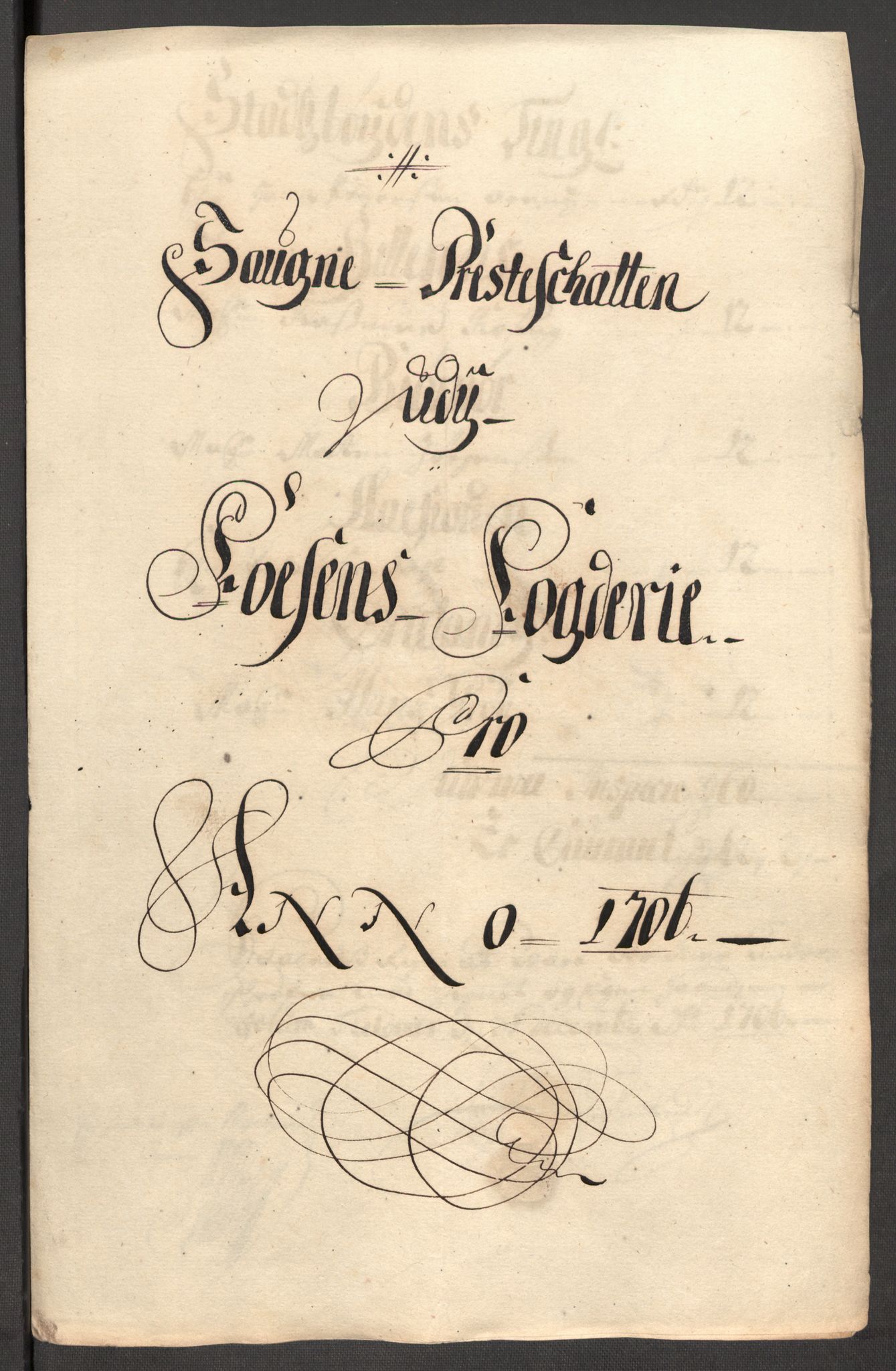 Rentekammeret inntil 1814, Reviderte regnskaper, Fogderegnskap, RA/EA-4092/R57/L3857: Fogderegnskap Fosen, 1706-1707, s. 95