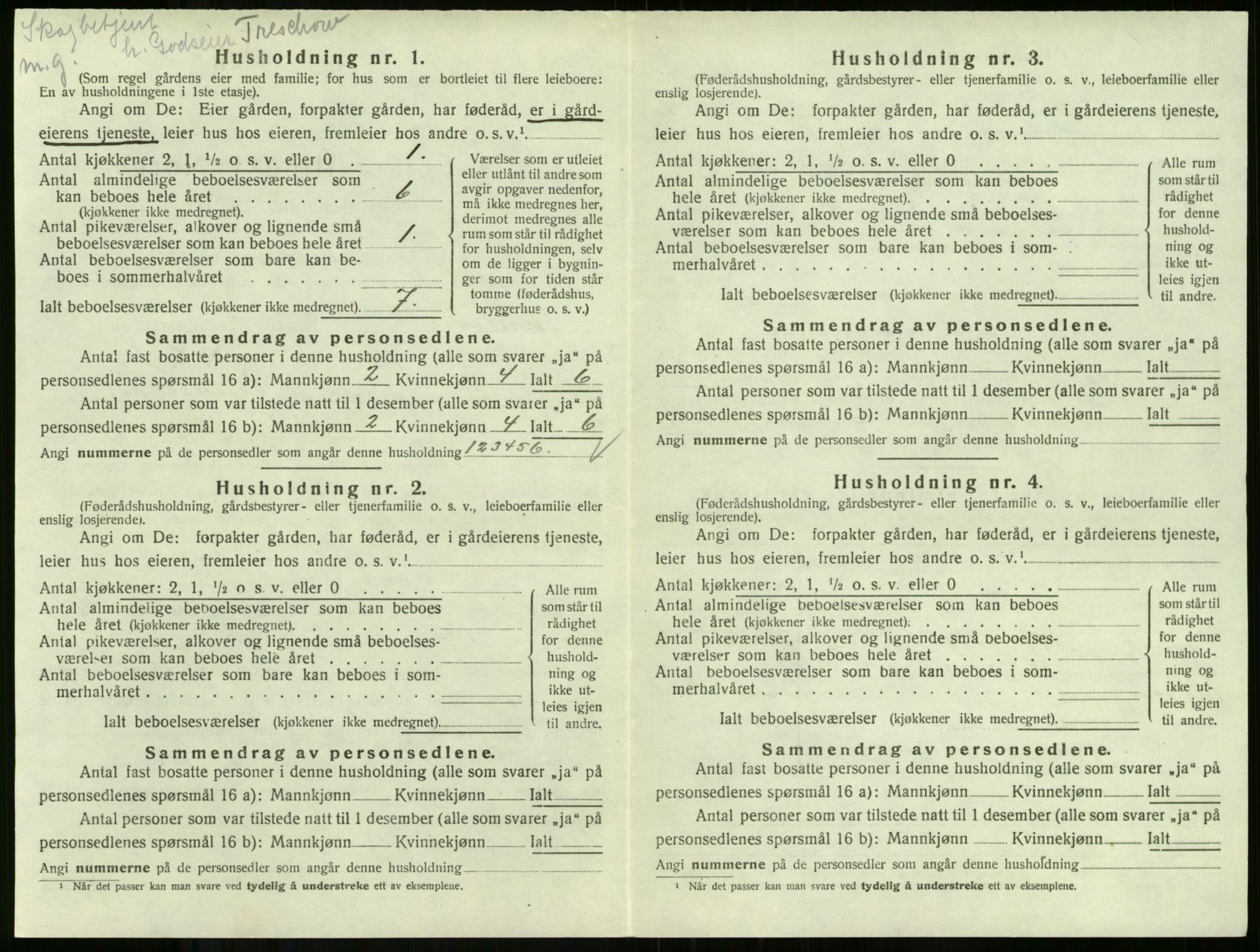 SAKO, Folketelling 1920 for 0719 Andebu herred, 1920, s. 840