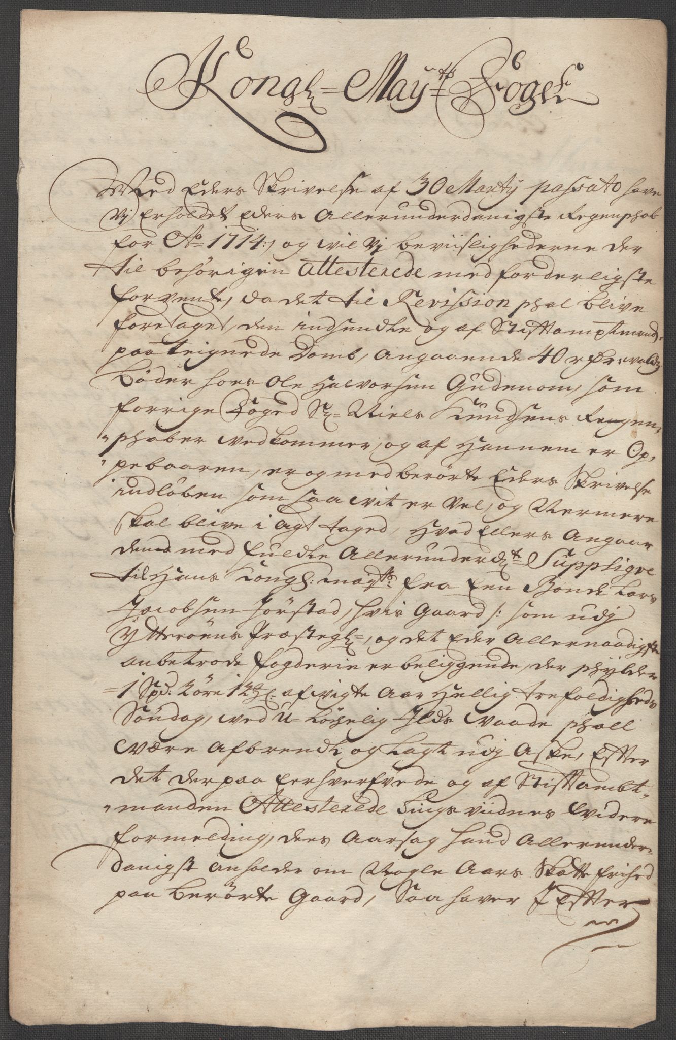 Rentekammeret inntil 1814, Reviderte regnskaper, Fogderegnskap, AV/RA-EA-4092/R63/L4324: Fogderegnskap Inderøy, 1716, s. 293