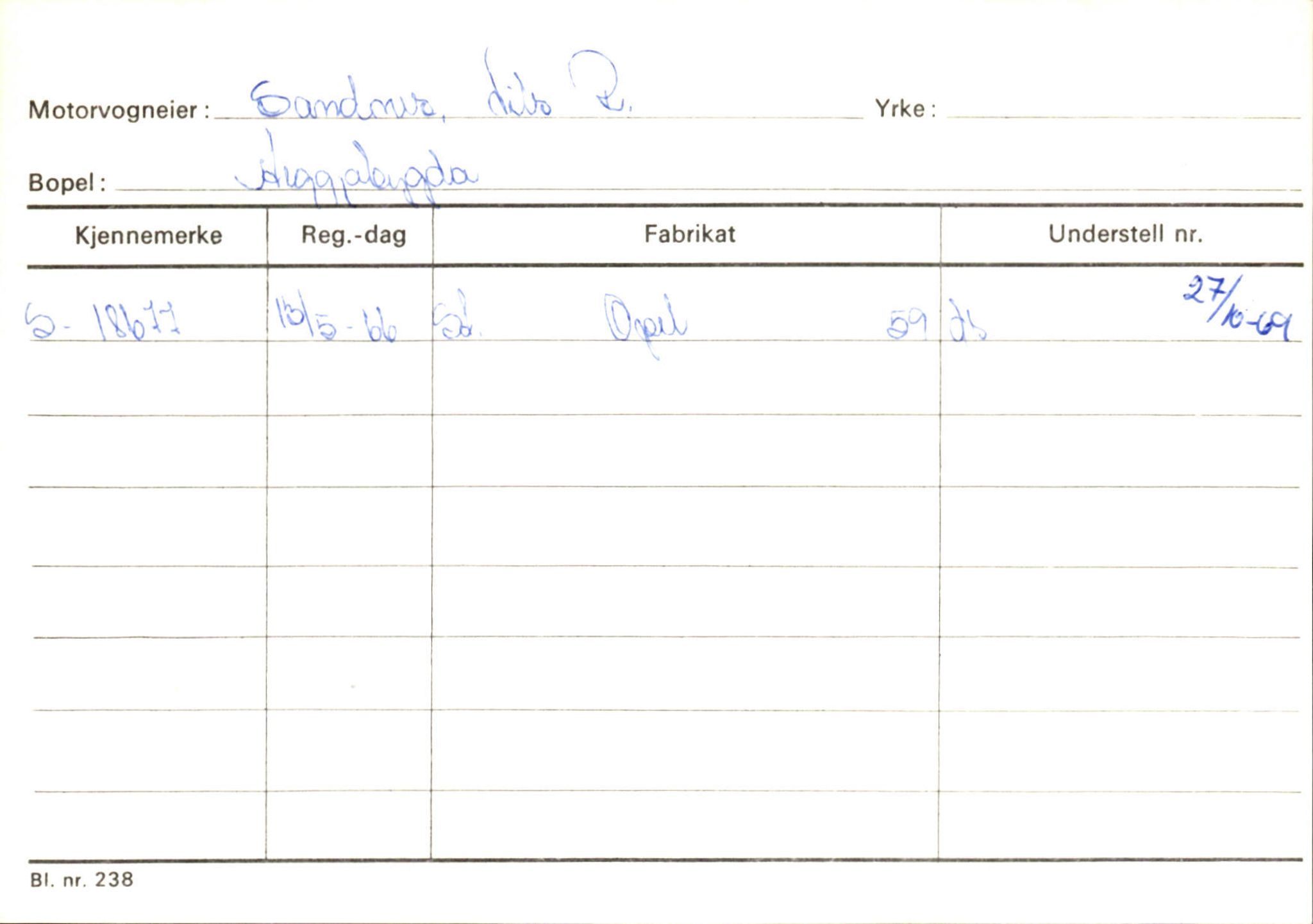 Statens vegvesen, Sogn og Fjordane vegkontor, SAB/A-5301/4/F/L0129: Eigarregistrer Eid A-S, 1945-1975, s. 2314