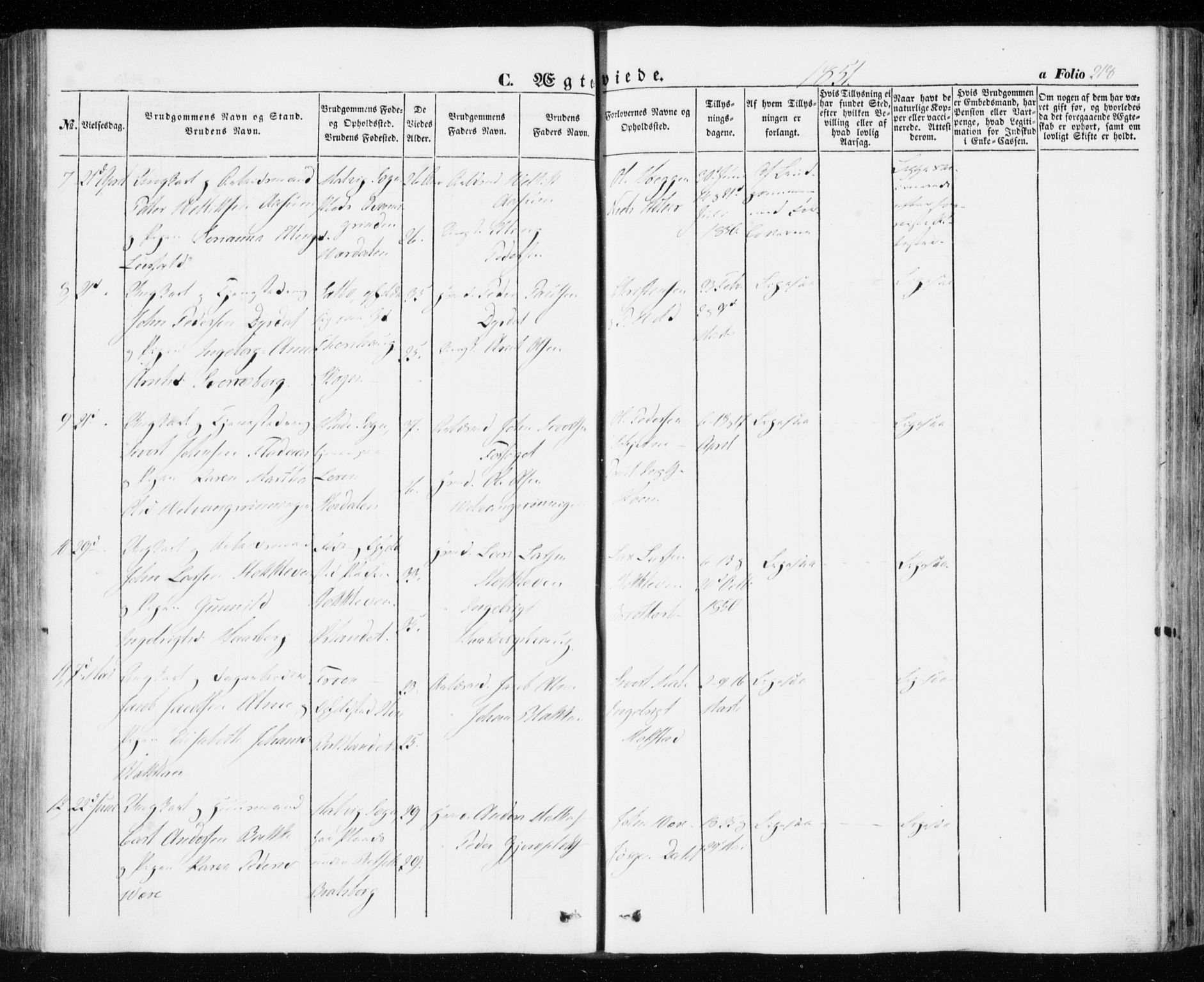 Ministerialprotokoller, klokkerbøker og fødselsregistre - Sør-Trøndelag, SAT/A-1456/606/L0291: Ministerialbok nr. 606A06, 1848-1856, s. 218
