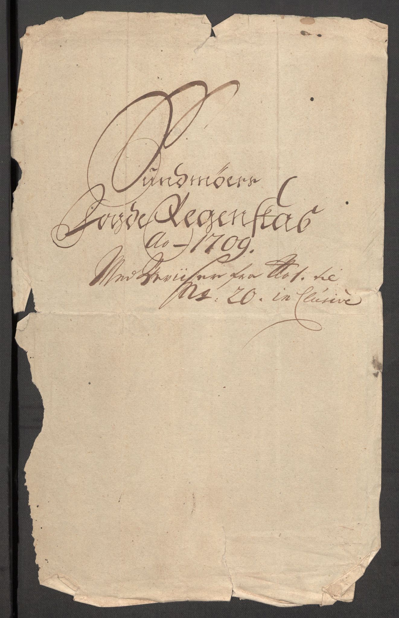 Rentekammeret inntil 1814, Reviderte regnskaper, Fogderegnskap, RA/EA-4092/R54/L3562: Fogderegnskap Sunnmøre, 1708-1709, s. 242