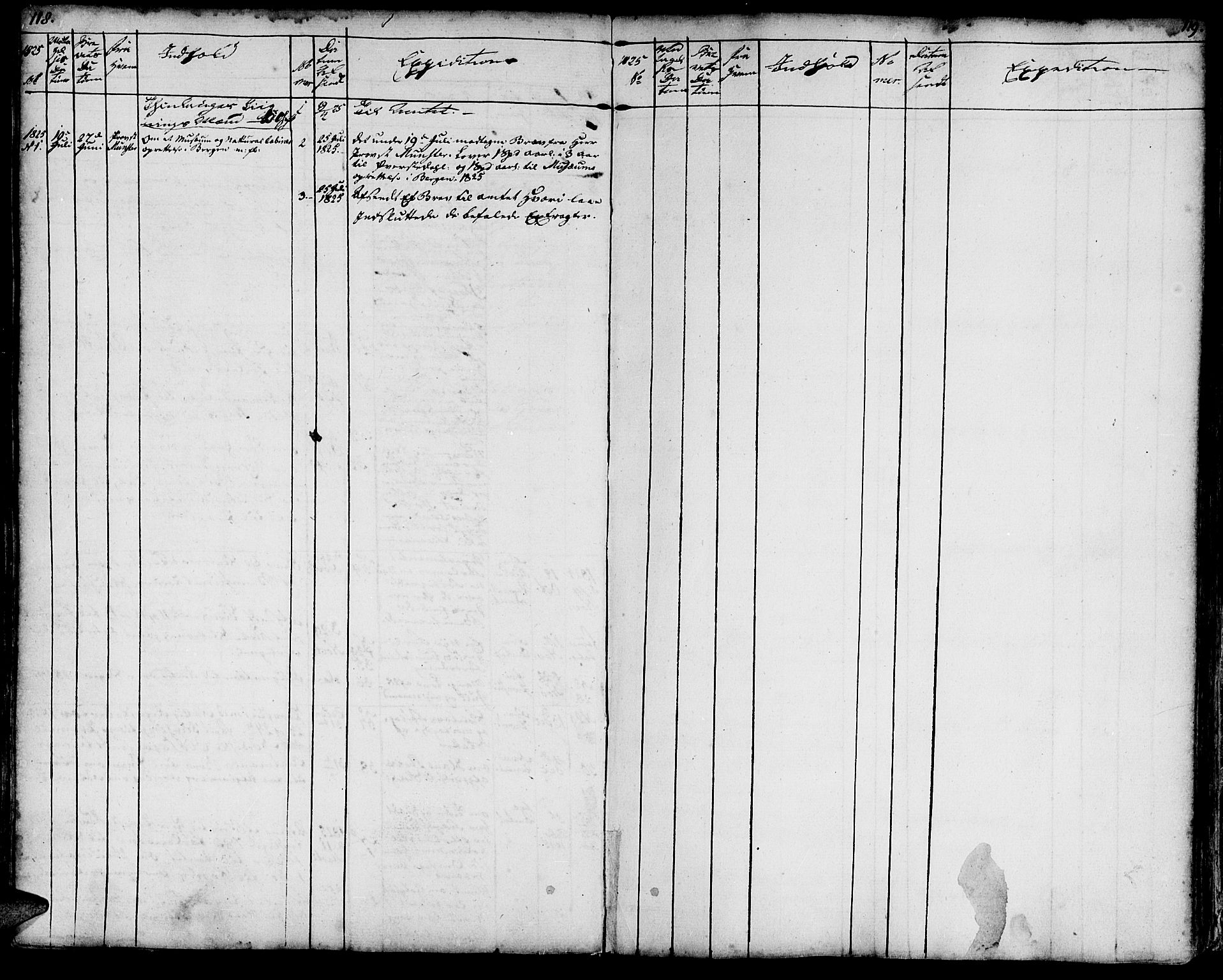 Ministerialprotokoller, klokkerbøker og fødselsregistre - Møre og Romsdal, AV/SAT-A-1454/515/L0205: Ministerialbok nr. 515A01, 1733-1764, s. 118-119