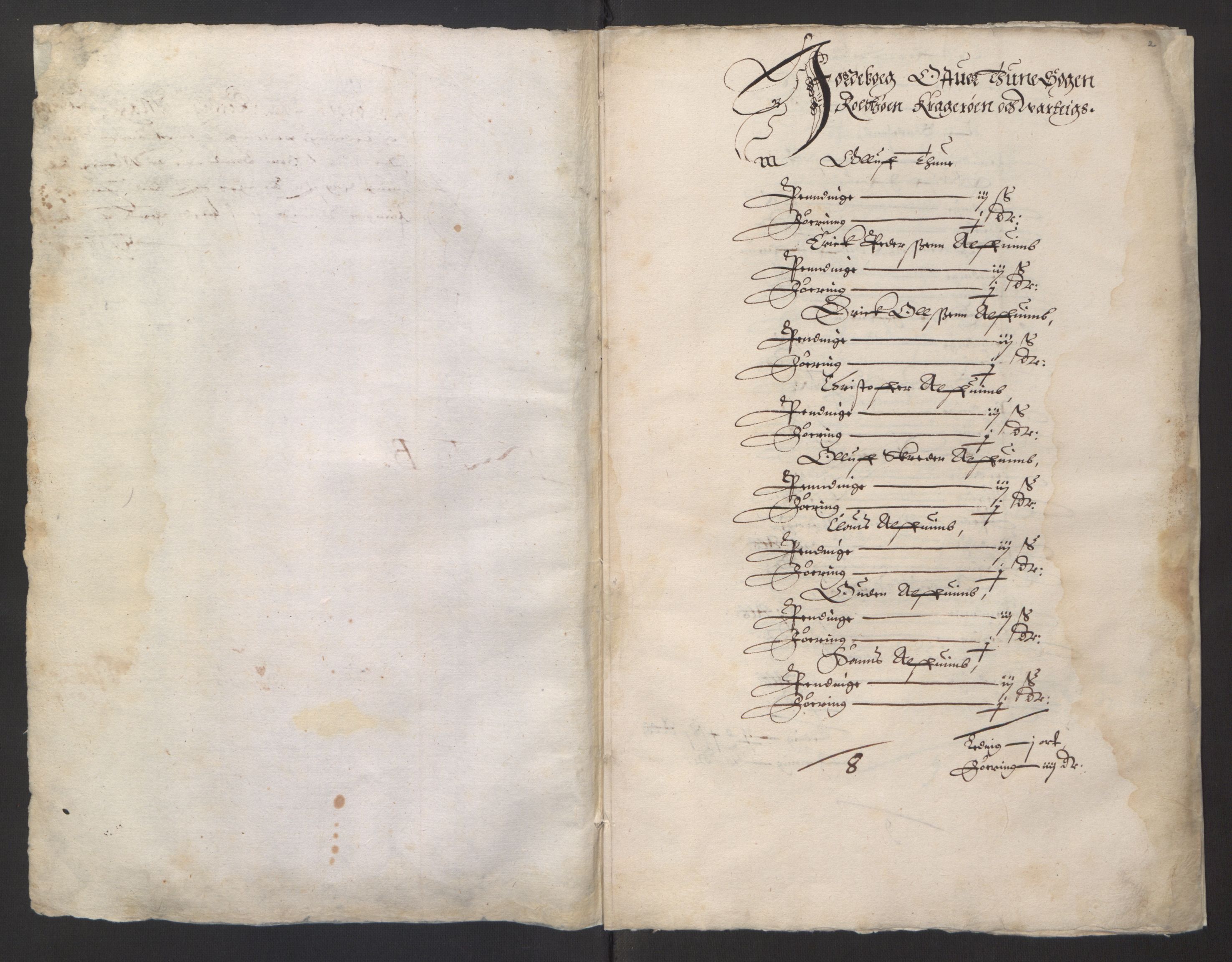 Stattholderembetet 1572-1771, AV/RA-EA-2870/Ek/L0001/0002: Jordebøker før 1624 og til utligning av garnisonsskatt 1624-1626: / Jordebøker for Akershus len, 1624-1625, s. 205