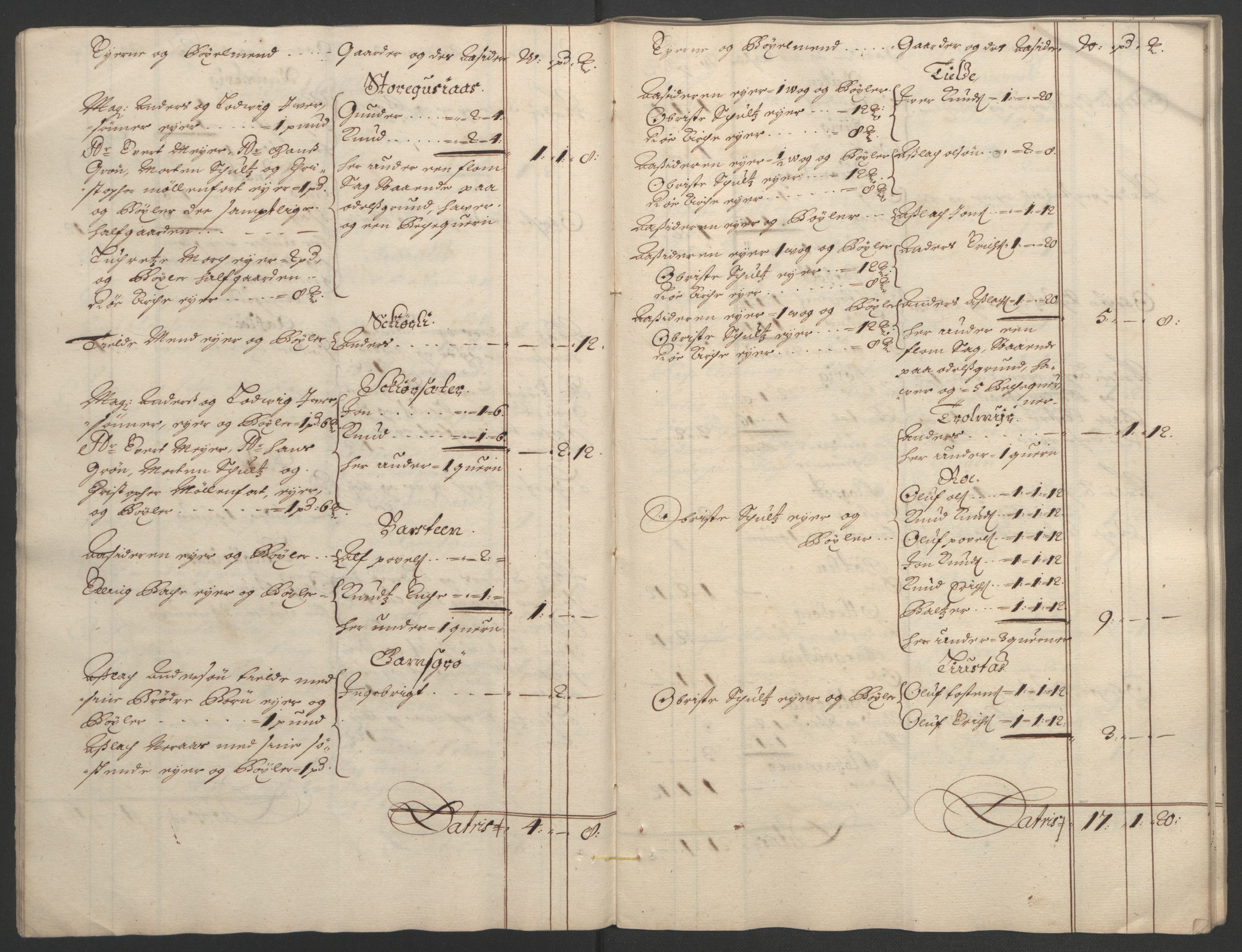 Rentekammeret inntil 1814, Reviderte regnskaper, Fogderegnskap, RA/EA-4092/R55/L3651: Fogderegnskap Romsdal, 1693-1694, s. 20