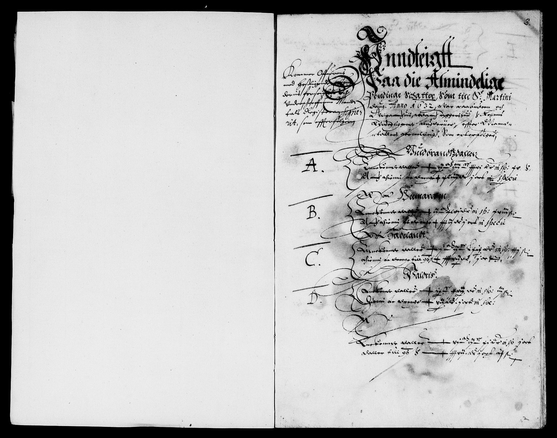 Rentekammeret inntil 1814, Reviderte regnskaper, Lensregnskaper, AV/RA-EA-5023/R/Rb/Rba/L0111: Akershus len, 1632-1633