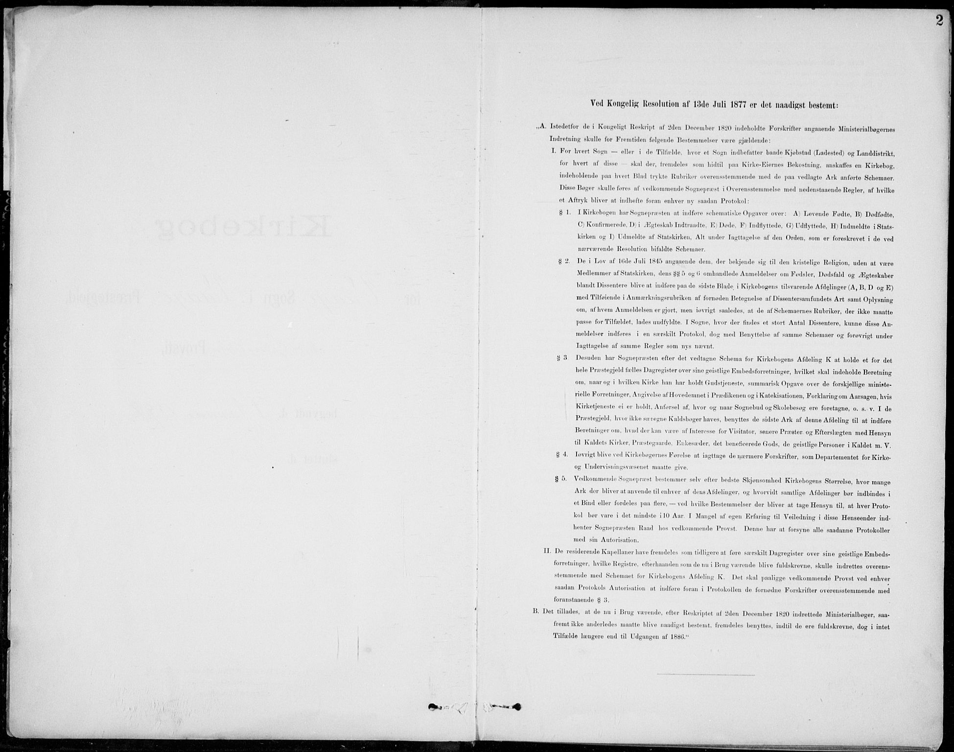 Vågå prestekontor, SAH/PREST-076/H/Ha/Hab/L0002: Klokkerbok nr. 2, 1894-1939, s. 2