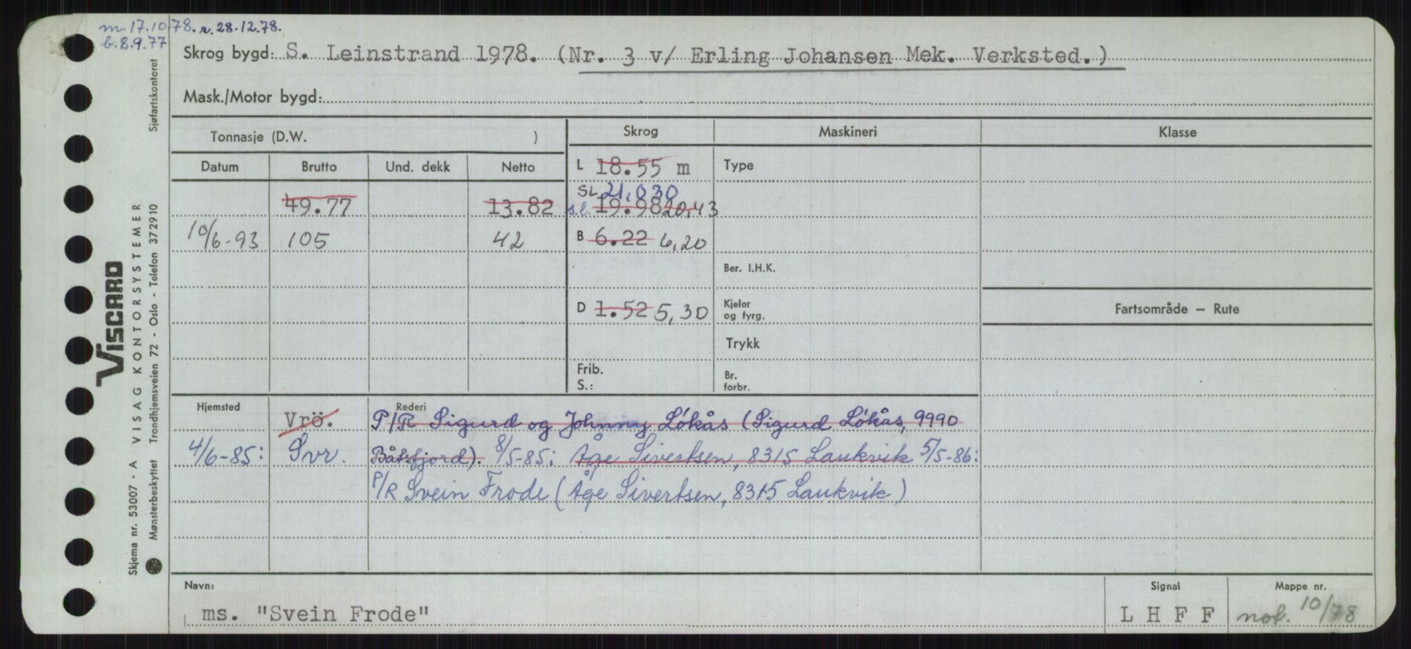 Sjøfartsdirektoratet med forløpere, Skipsmålingen, RA/S-1627/H/Ha/L0005/0002: Fartøy, S-Sven / Fartøy, Skjo-Sven, s. 859