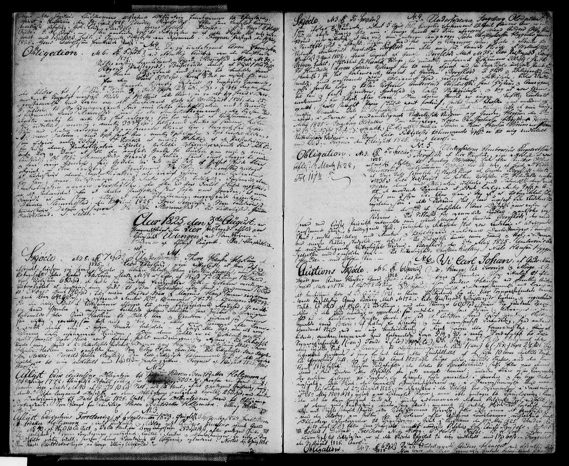 Lier, Røyken og Hurum sorenskriveri, AV/SAKO-A-89/G/Ga/Gab/L0003a: Pantebok nr. 3a, 1825-1835, s. 25