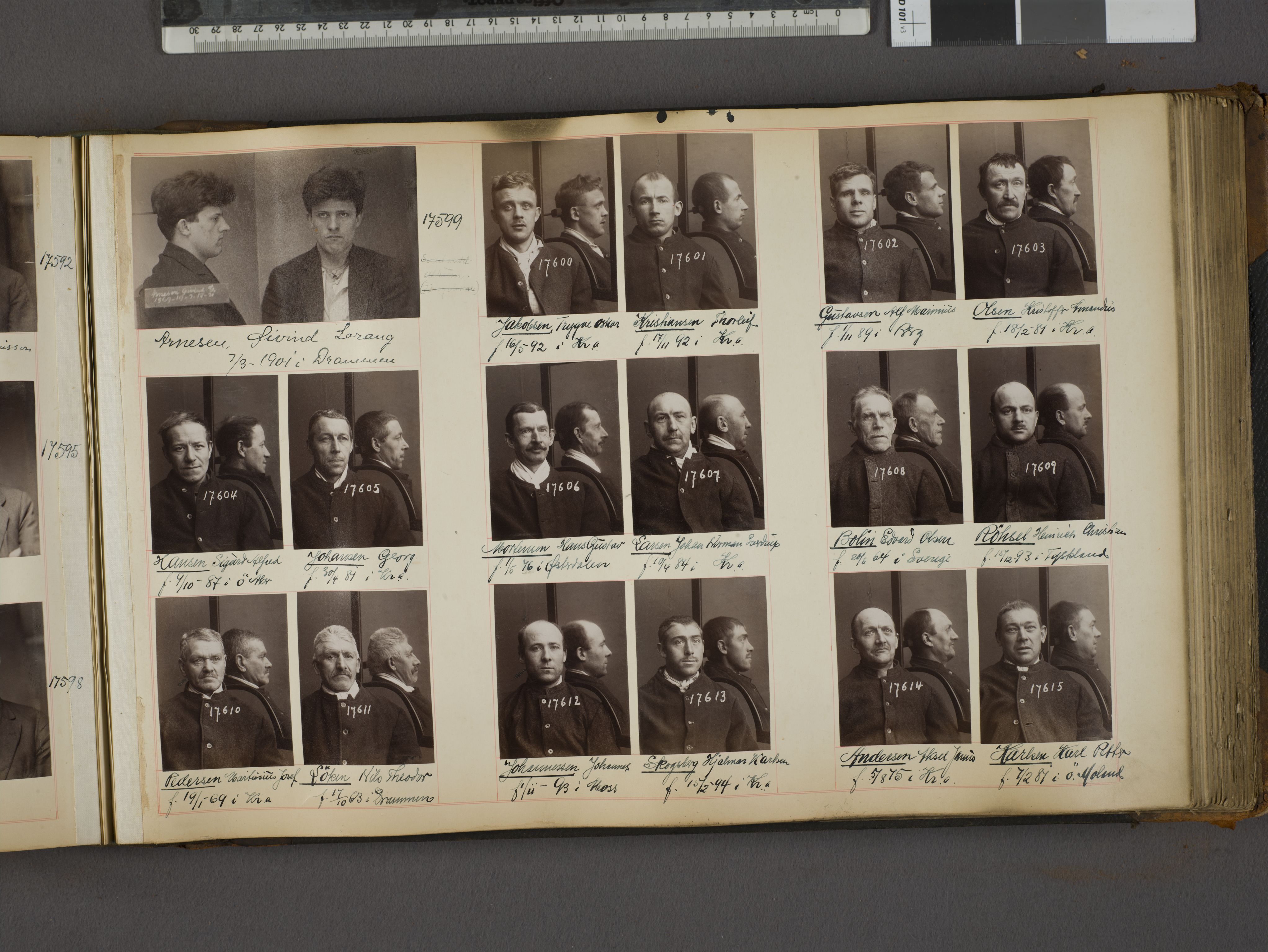 Oslo politikammer, Kriminalavdelingen, AV/SAO-A-11137/U/Ua/L0020: Forbryteralbum, 1920-1922, s. 55