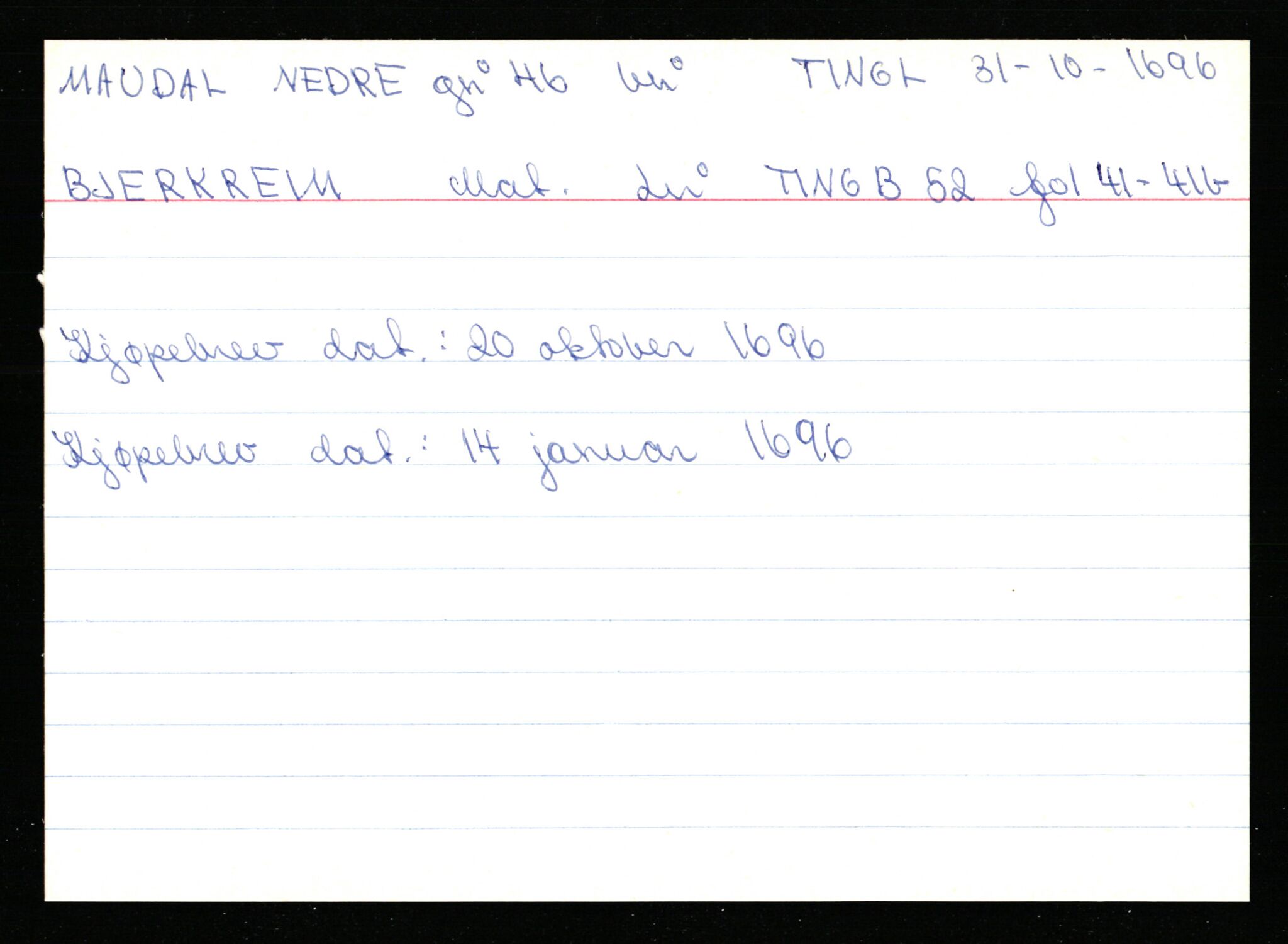 Statsarkivet i Stavanger, AV/SAST-A-101971/03/Y/Ym/L0037: Åstedskort sortert etter gårdsnavn: Lædre - Mauland, 1600-1950, s. 611