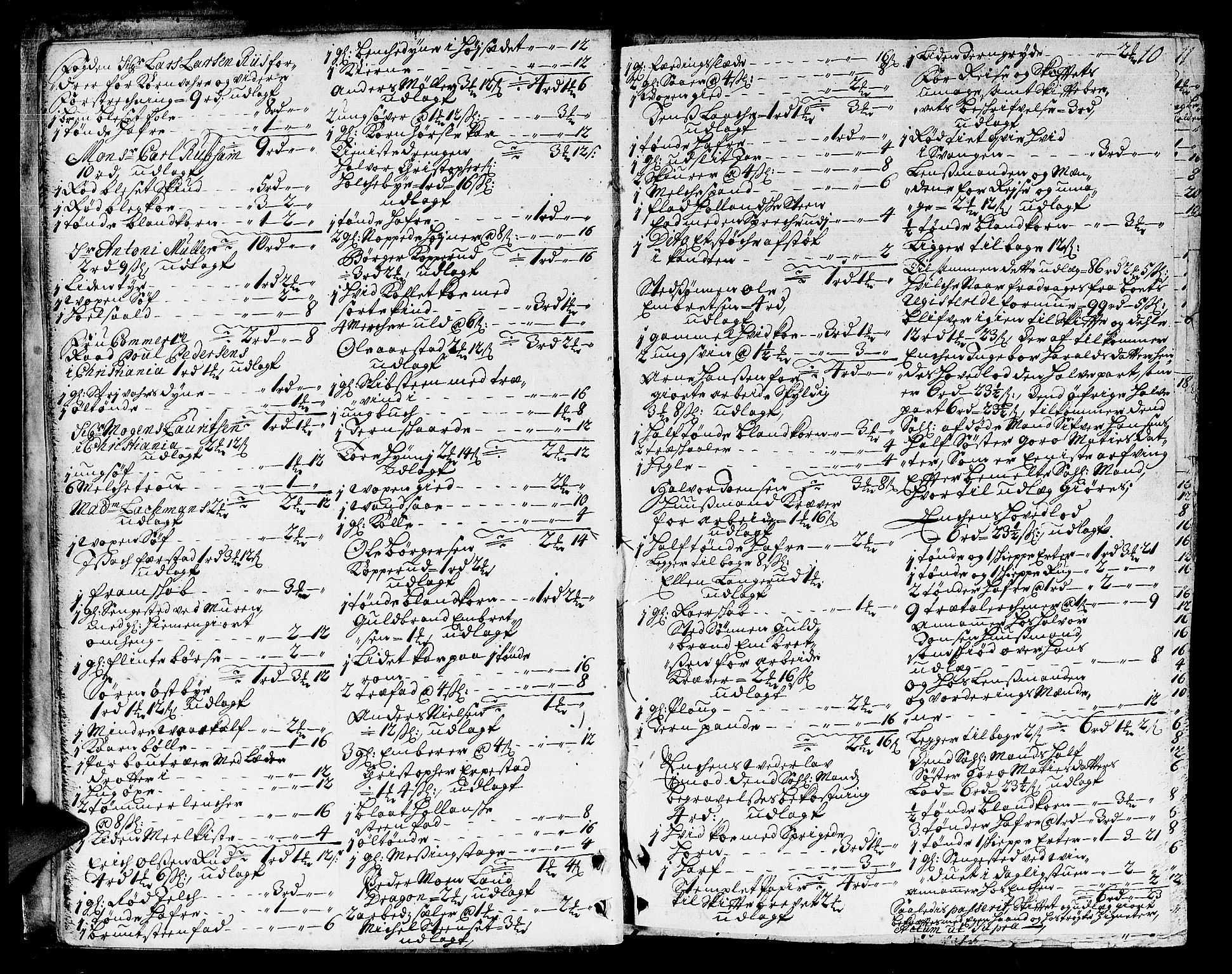 Øvre Romerike sorenskriveri, AV/SAO-A-10649/H/Hb/L0003: Skifteprotokoll nr. 3, 1715-1729, s. 9b-10a
