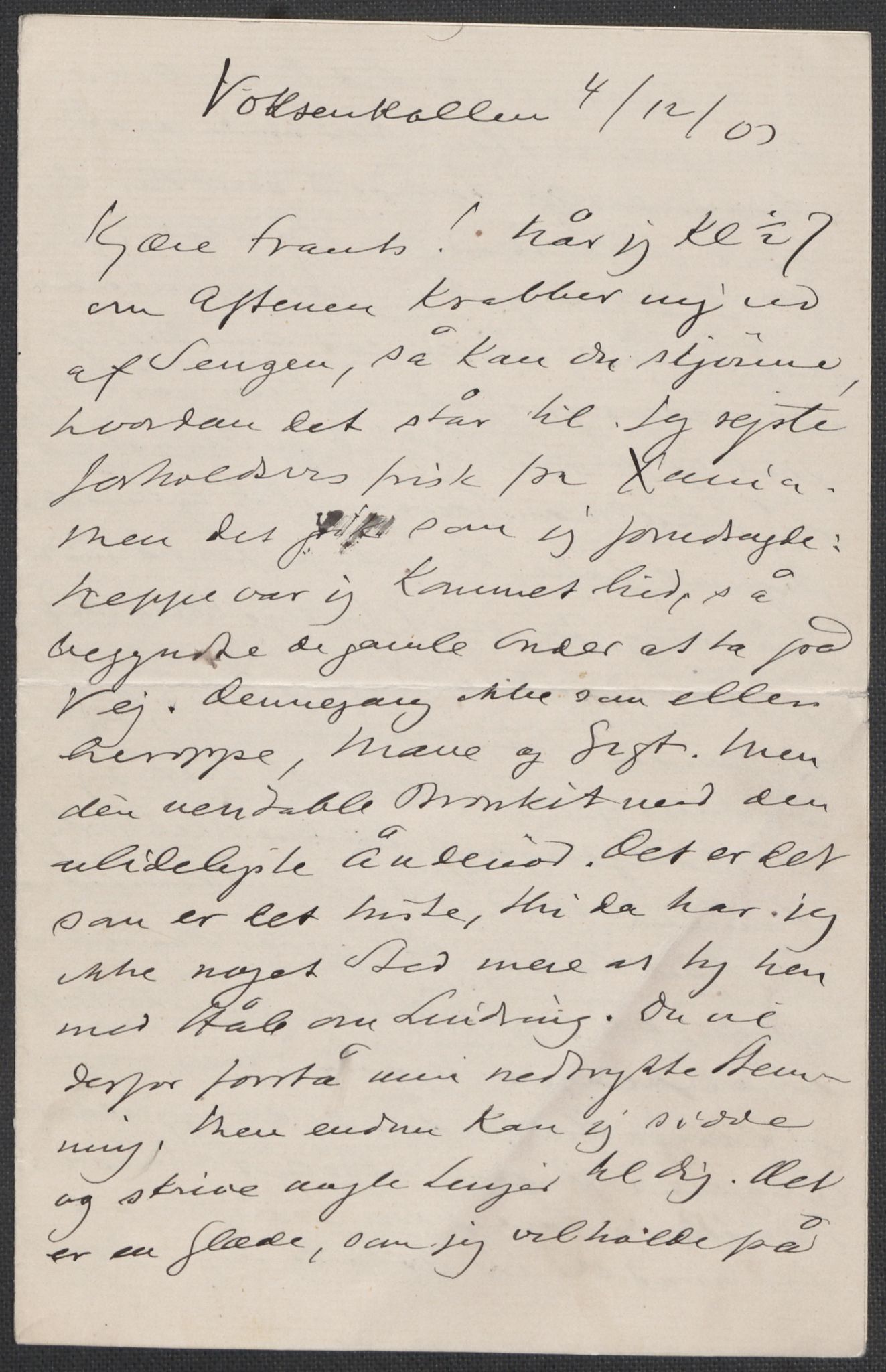 Beyer, Frants, RA/PA-0132/F/L0001: Brev fra Edvard Grieg til Frantz Beyer og "En del optegnelser som kan tjene til kommentar til brevene" av Marie Beyer, 1872-1907, s. 738