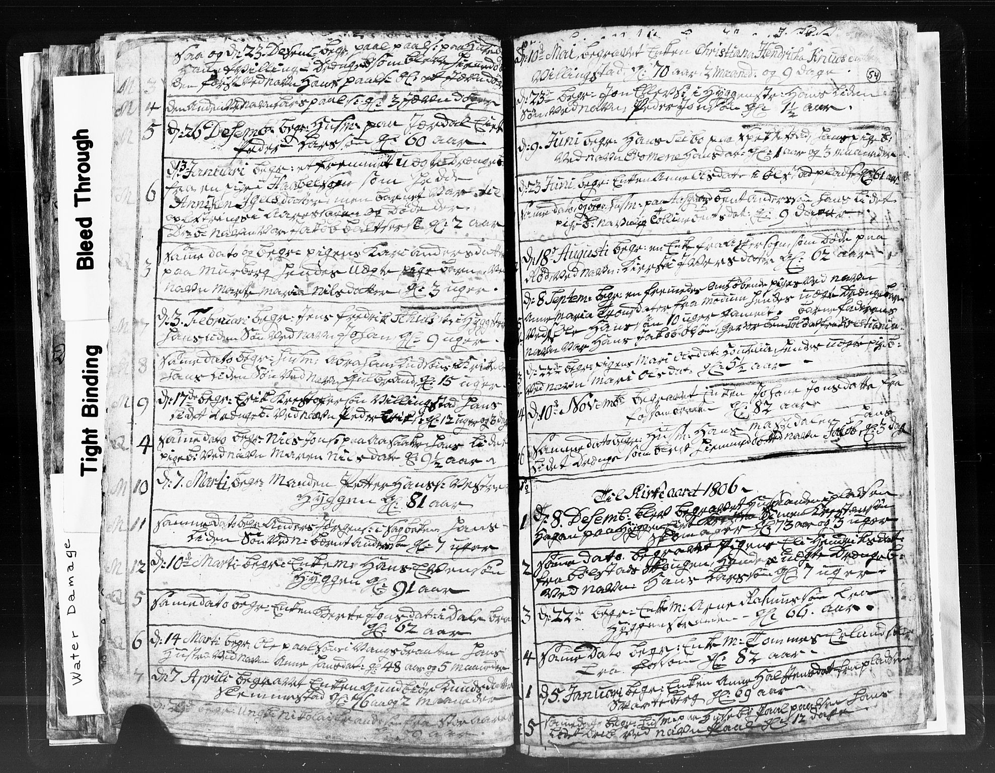 Røyken kirkebøker, SAKO/A-241/G/Ga/L0002: Klokkerbok nr. 2, 1797-1810, s. 54