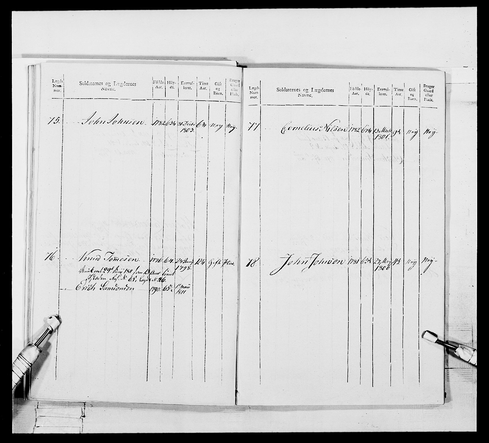 Generalitets- og kommissariatskollegiet, Det kongelige norske kommissariatskollegium, AV/RA-EA-5420/E/Eh/L0111: Vesterlenske nasjonale infanteriregiment, 1810, s. 117