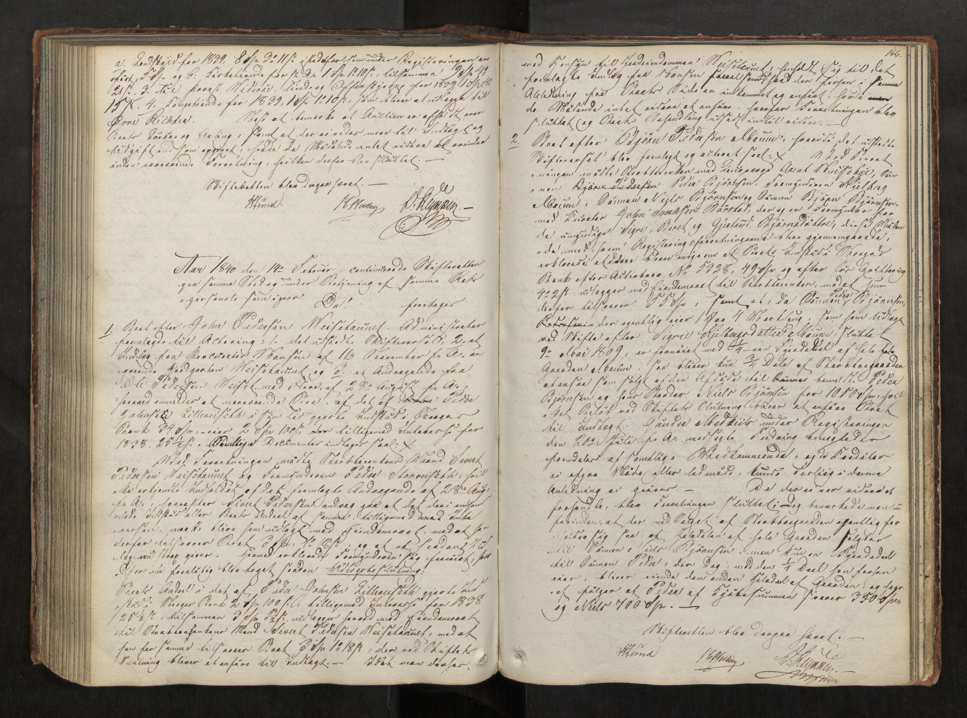 Stjør- og Verdal sorenskriveri, AV/SAT-A-4167/1/3/3A/L0027: Skifteprotokoll 22, 1831-1841, s. 166
