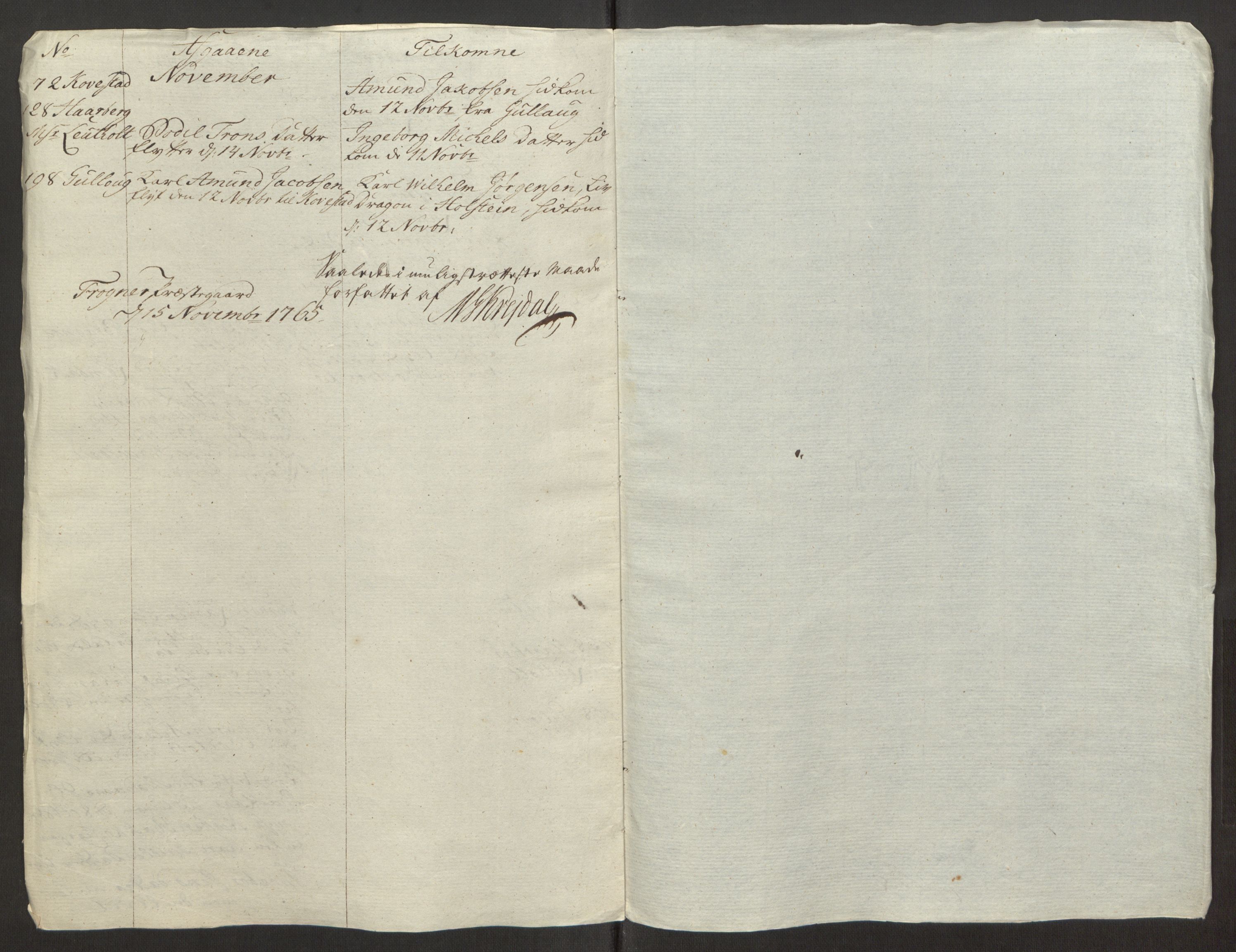 Rentekammeret inntil 1814, Reviderte regnskaper, Fogderegnskap, RA/EA-4092/R31/L1834: Ekstraskatten Hurum, Røyken, Eiker, Lier og Buskerud, 1765, s. 399