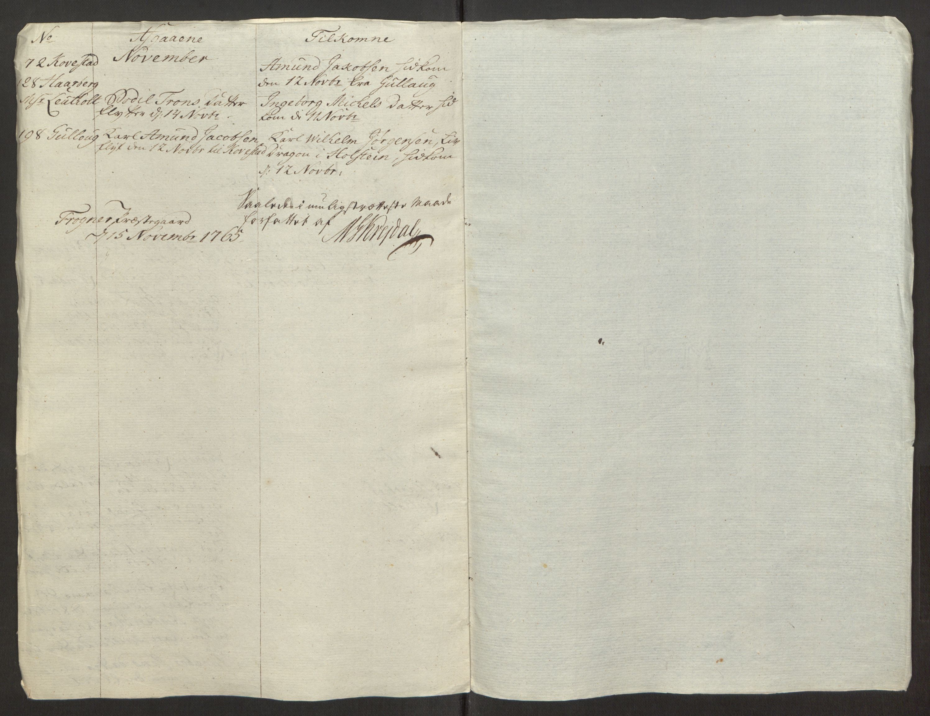 Rentekammeret inntil 1814, Reviderte regnskaper, Fogderegnskap, AV/RA-EA-4092/R31/L1834: Ekstraskatten Hurum, Røyken, Eiker, Lier og Buskerud, 1765, s. 399