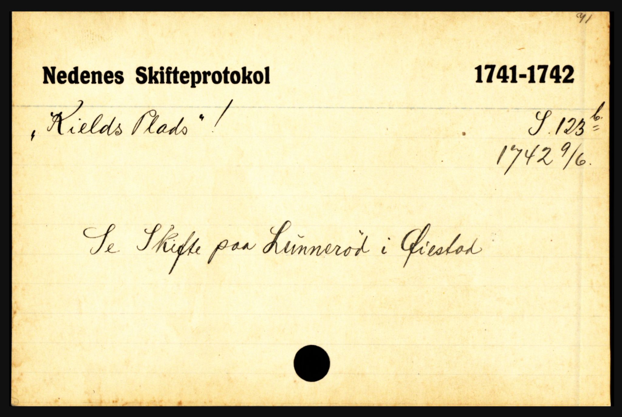 Nedenes sorenskriveri før 1824, SAK/1221-0007/H, s. 14555