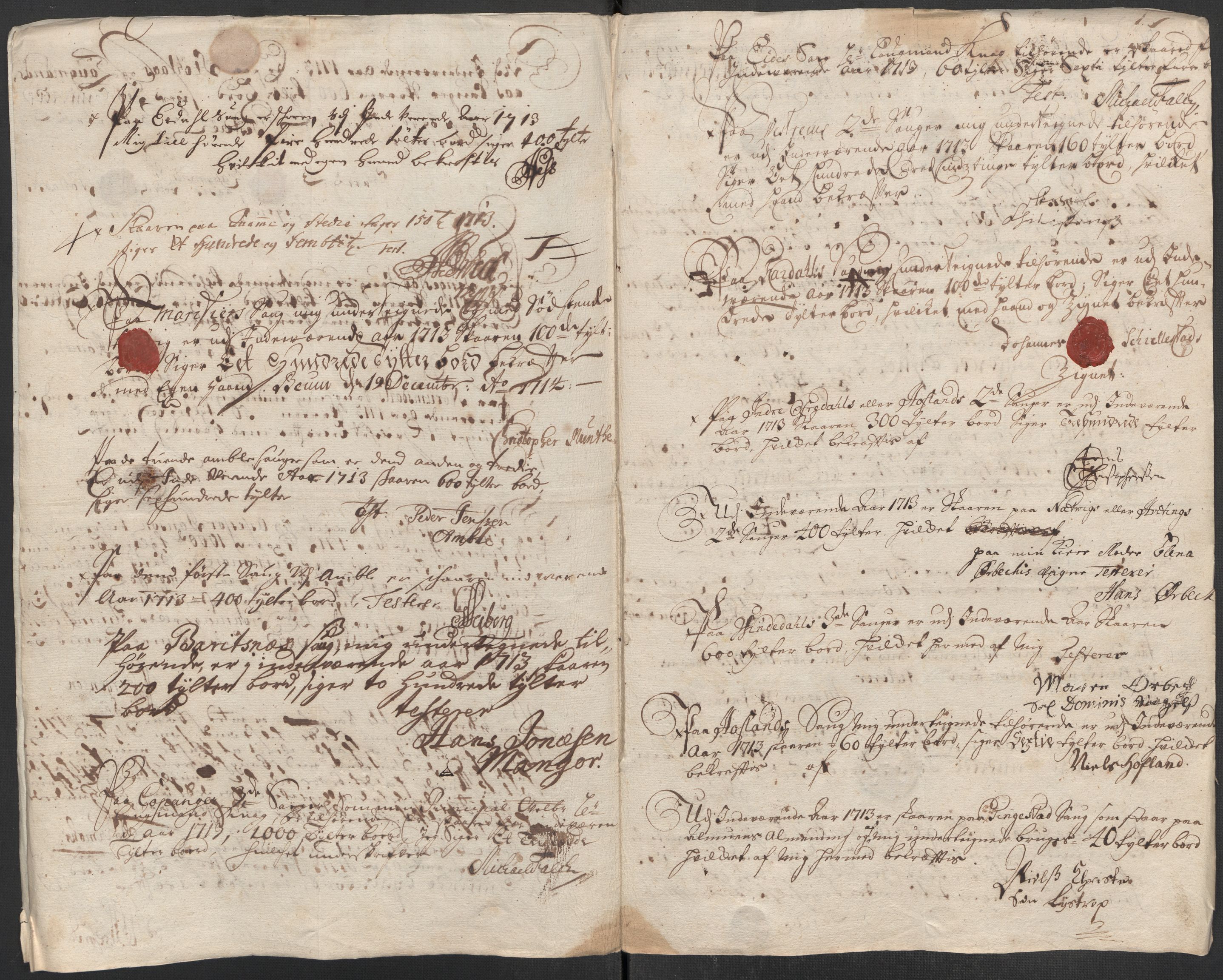 Rentekammeret inntil 1814, Reviderte regnskaper, Fogderegnskap, RA/EA-4092/R52/L3319: Fogderegnskap Sogn, 1713-1714, s. 164