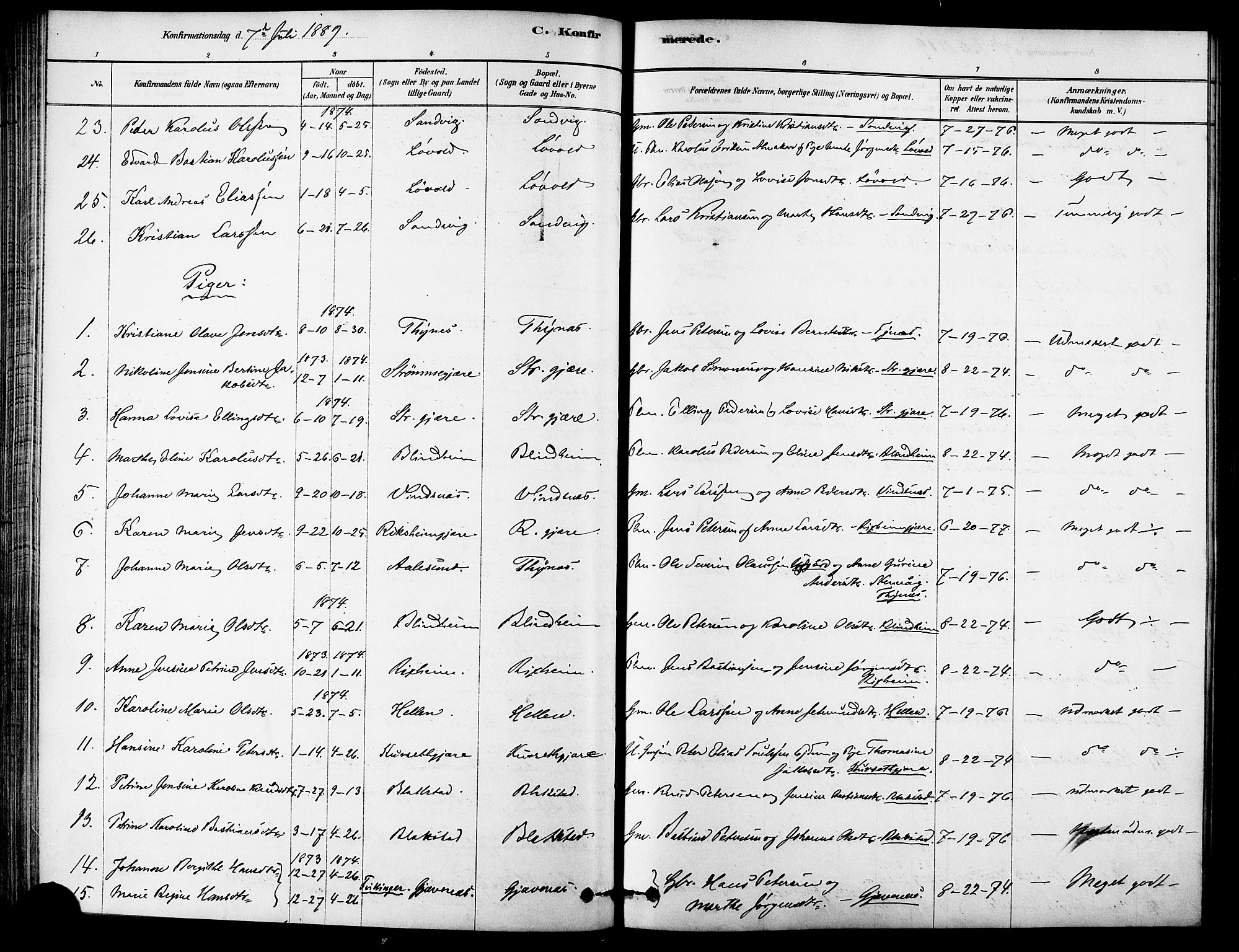 Ministerialprotokoller, klokkerbøker og fødselsregistre - Møre og Romsdal, AV/SAT-A-1454/523/L0334: Ministerialbok nr. 523A01, 1878-1891