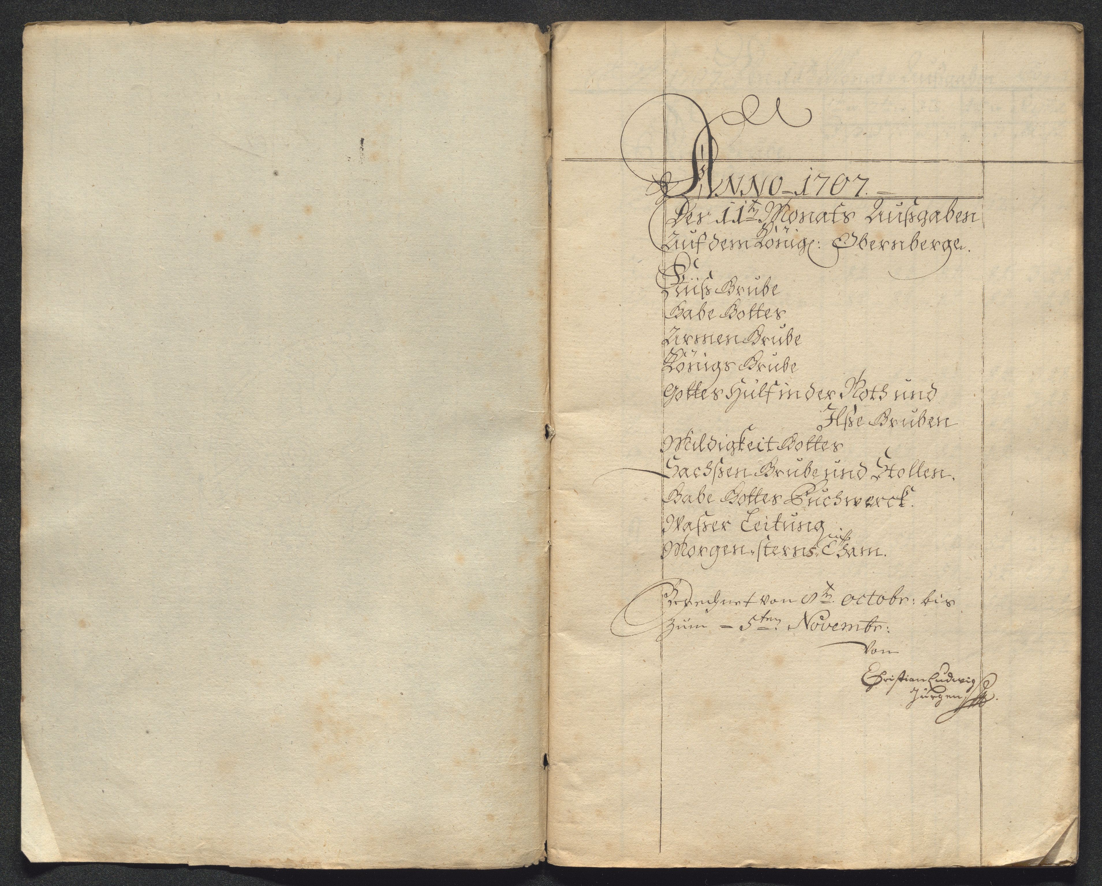 Kongsberg Sølvverk 1623-1816, AV/SAKO-EA-3135/001/D/Dc/Dcd/L0091: Utgiftsregnskap for gruver m.m., 1706-1707, s. 428