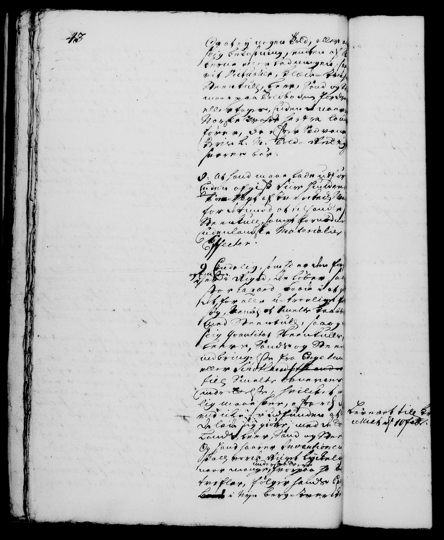 Rentekammeret, Kammerkanselliet, AV/RA-EA-3111/G/Gh/Gha/L0001: Norsk ekstraktmemorialprotokoll, sak. 1-375 (merket RK 53.46), 1720, s. 43
